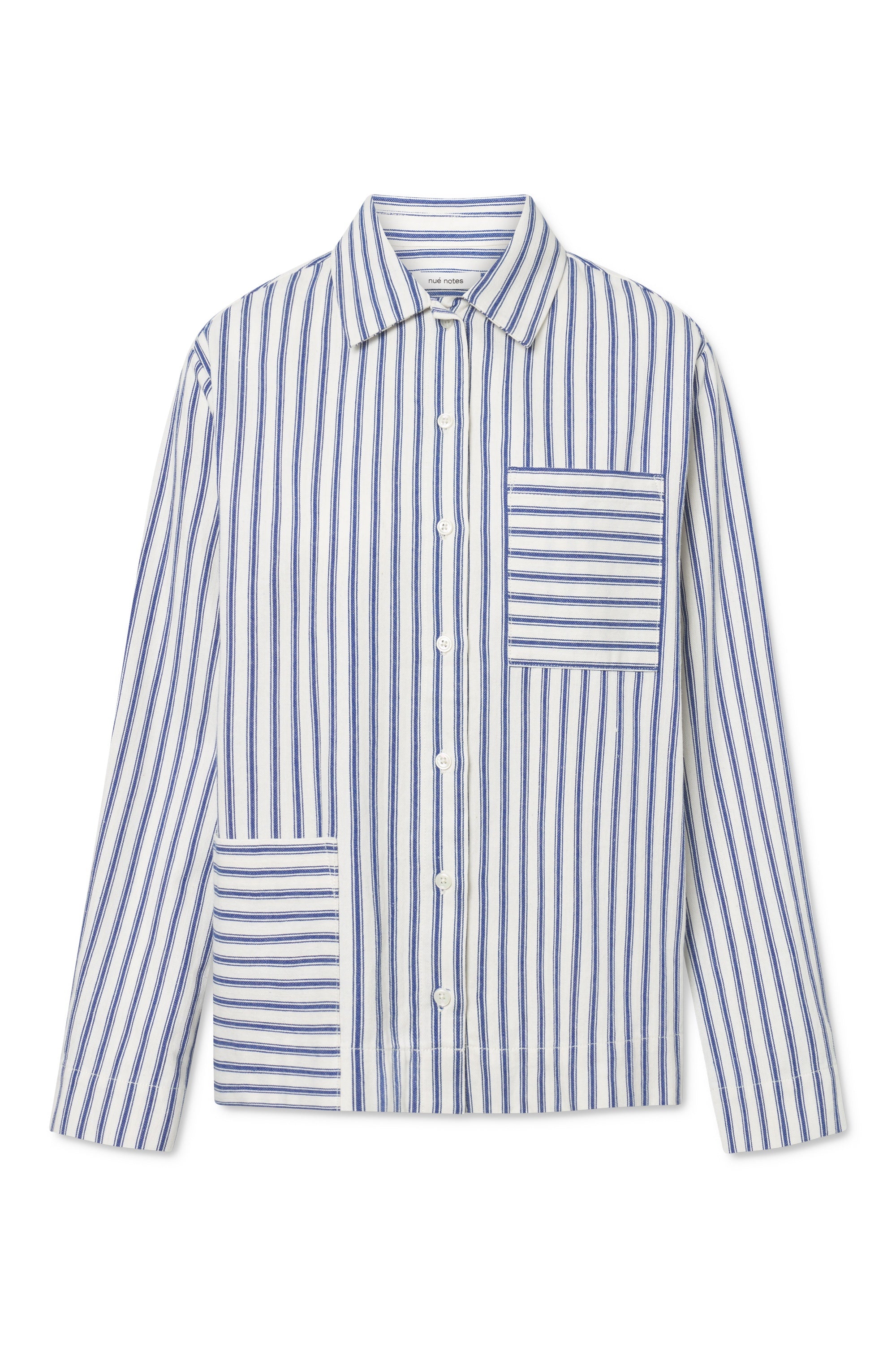 Clovis Shirt - Navy Stripe