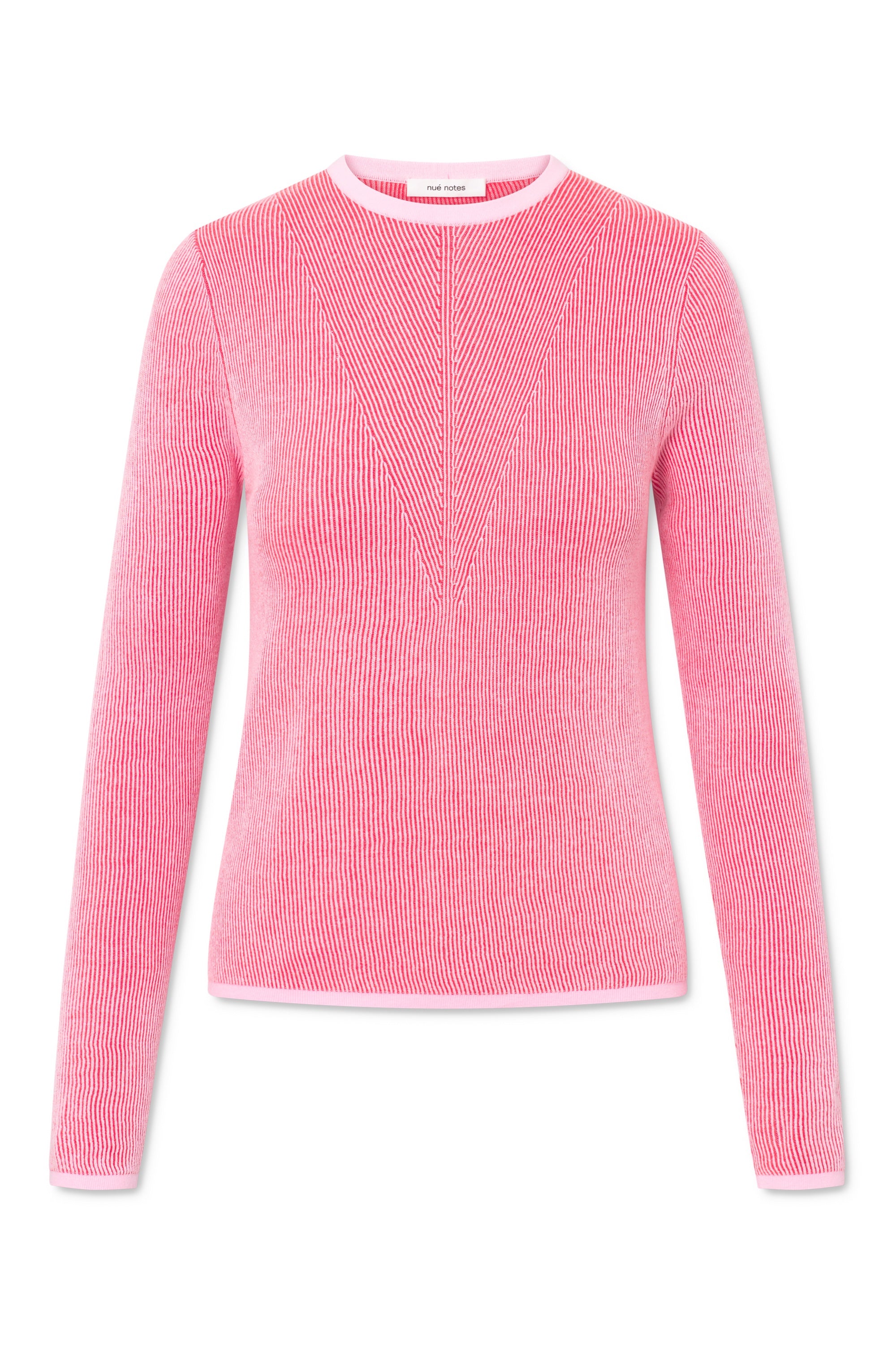 Colorado Crewneck - Red Pink Stripe