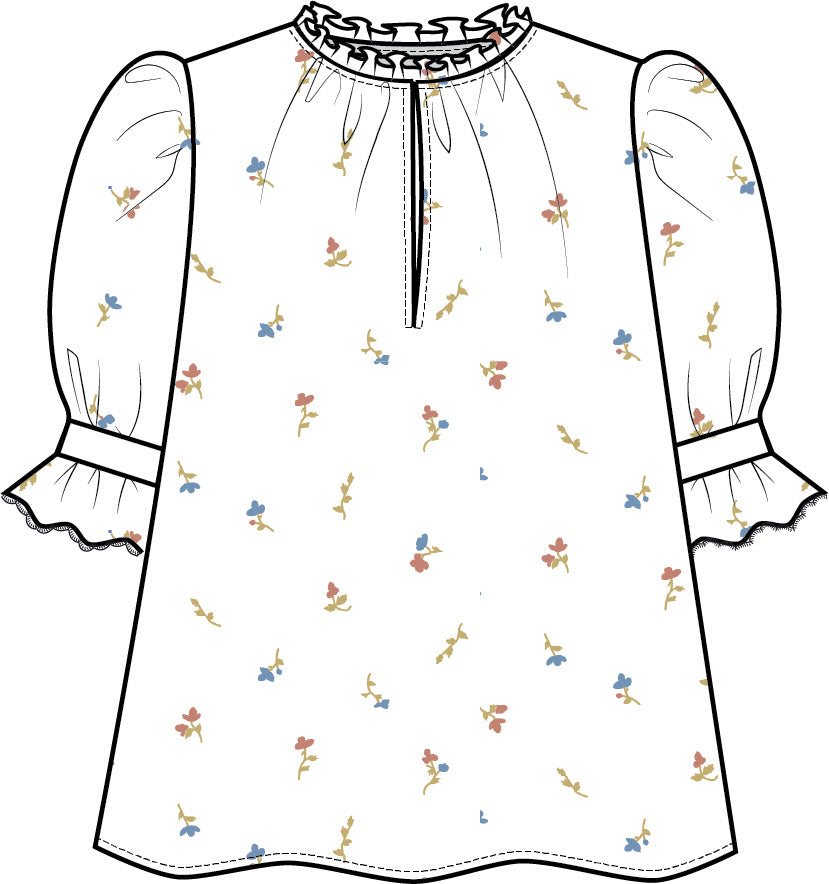 nué notes Ackas Shirt Blouses 924 Blooming Tapestry