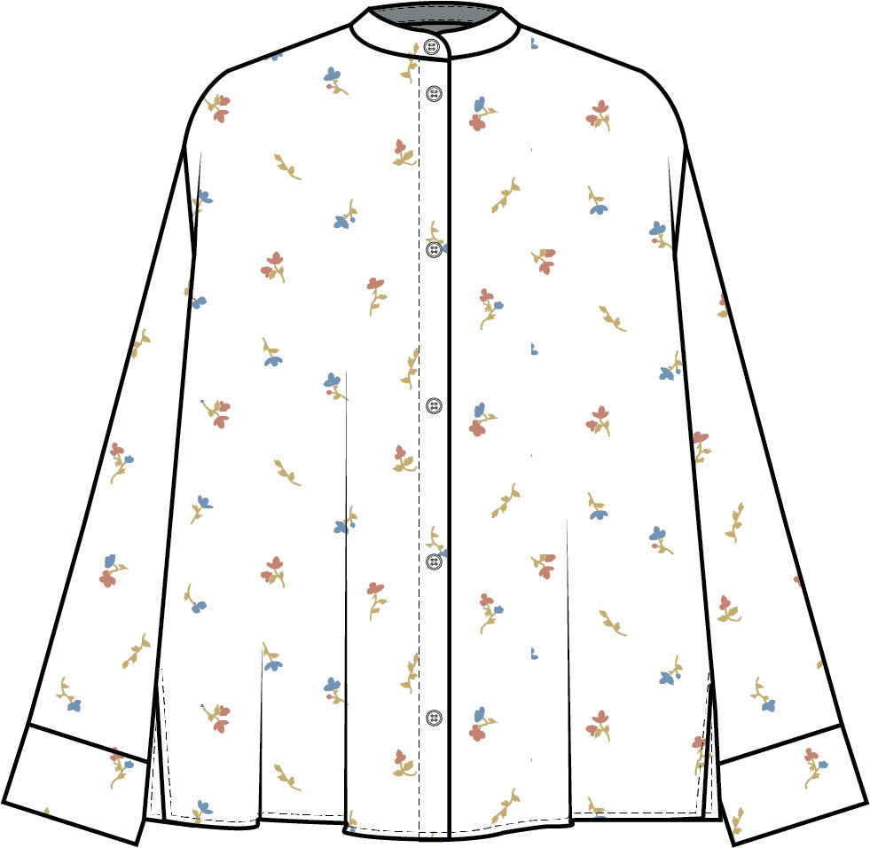 nué notes Ackas Shirt Shirt 924 Blooming Tapestry