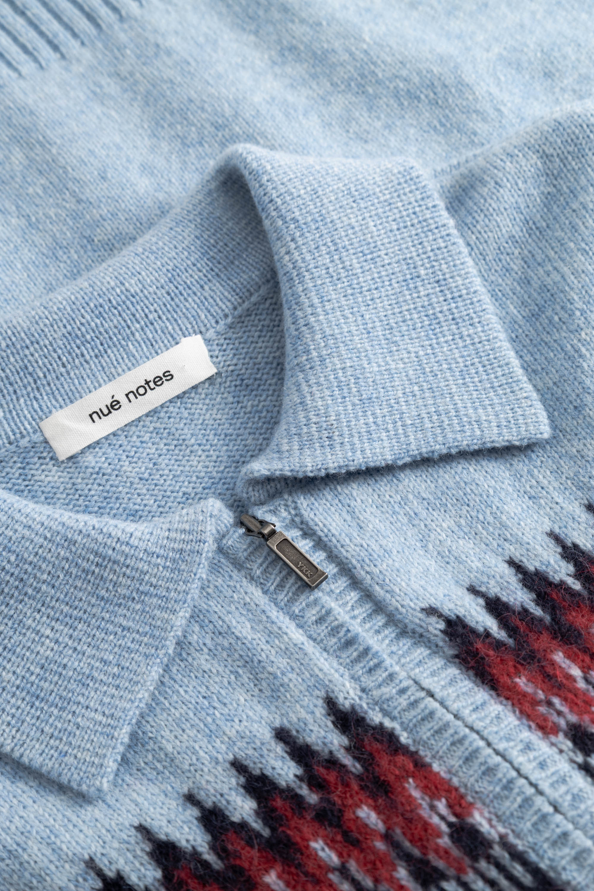 nué notes Adan Vest Vest 922 Icy Cherry Jacquard