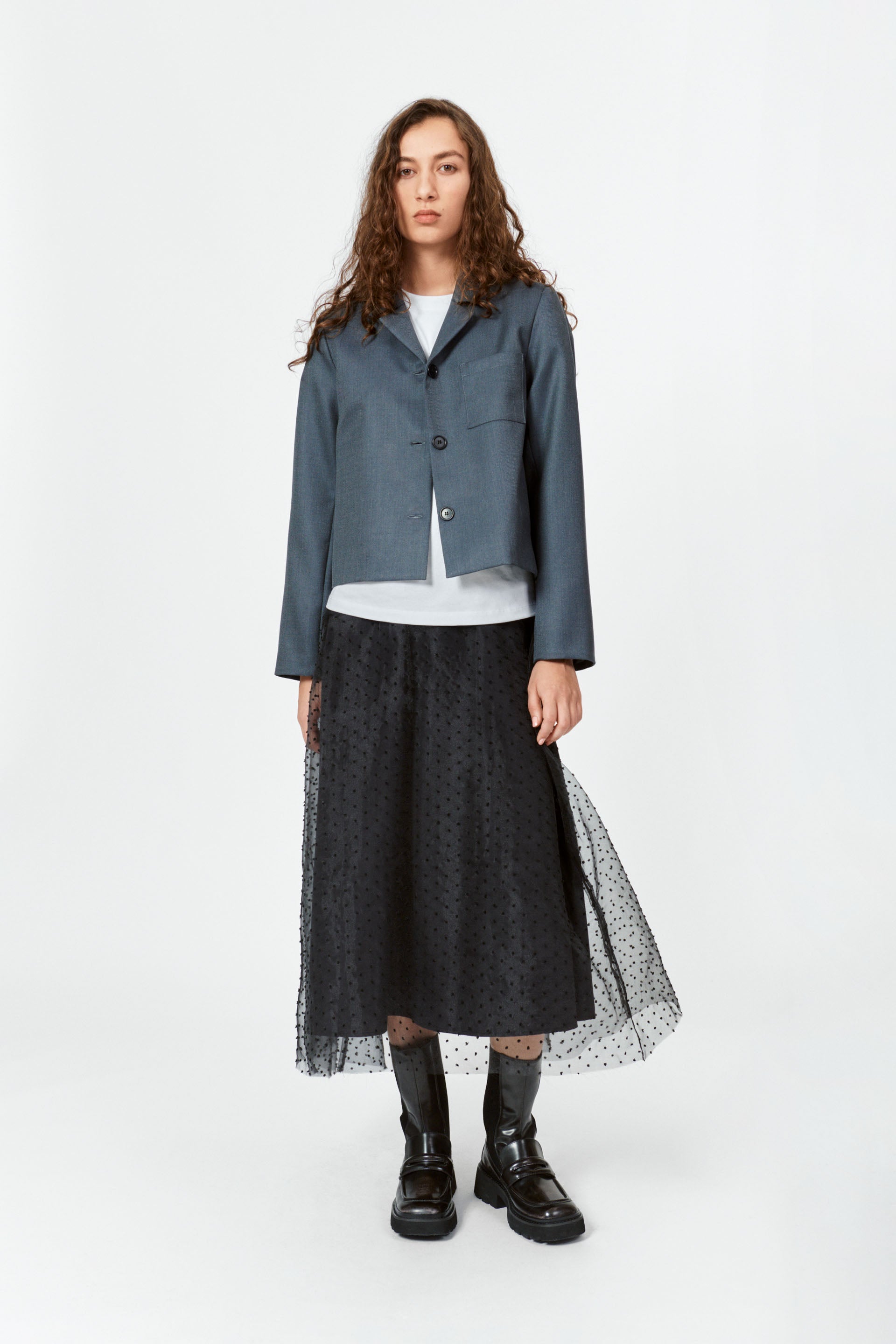 nué notes Aden Jacket Outerwear 061 Grey