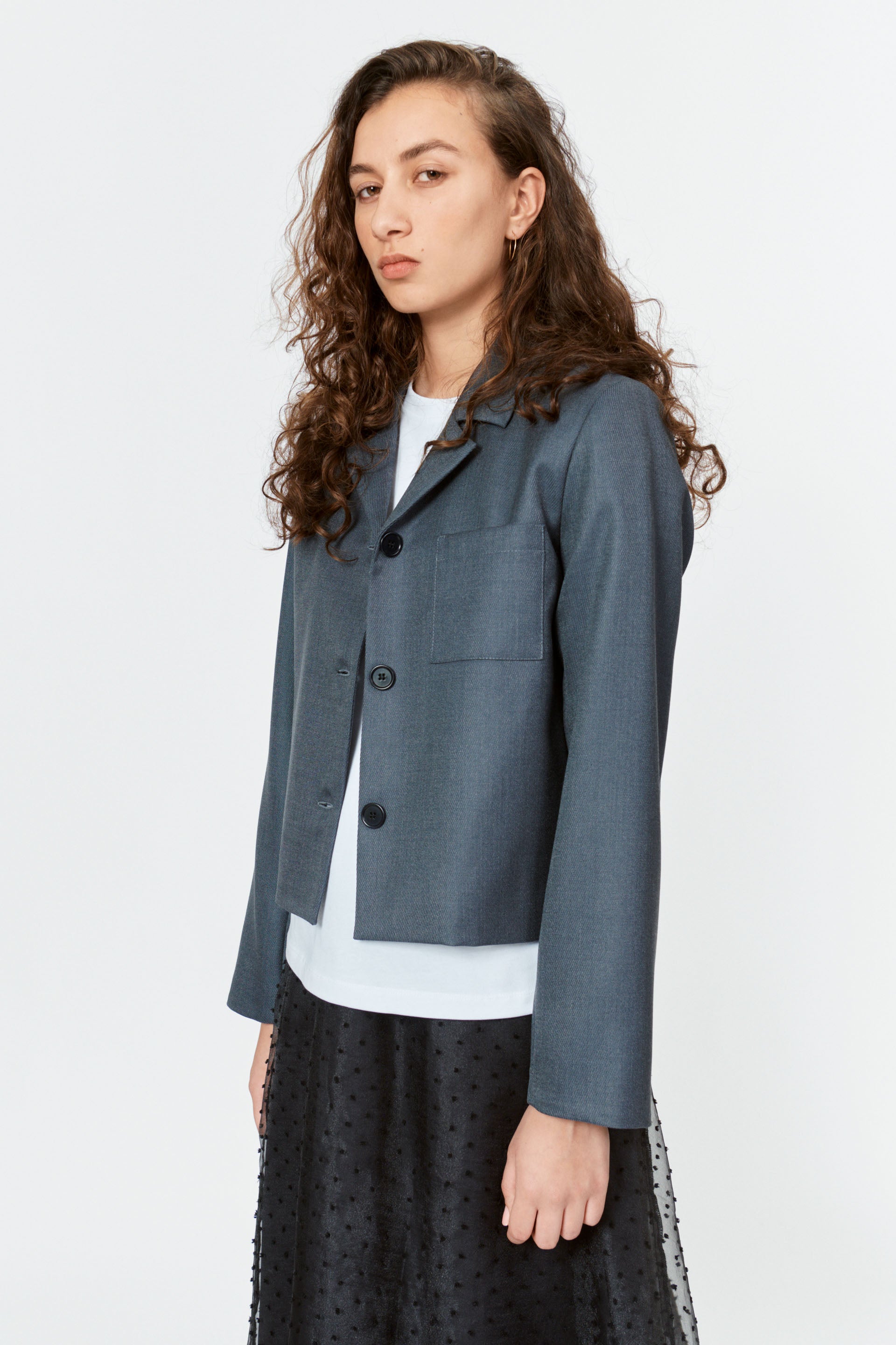 nué notes Aden Jacket Outerwear 061 Grey