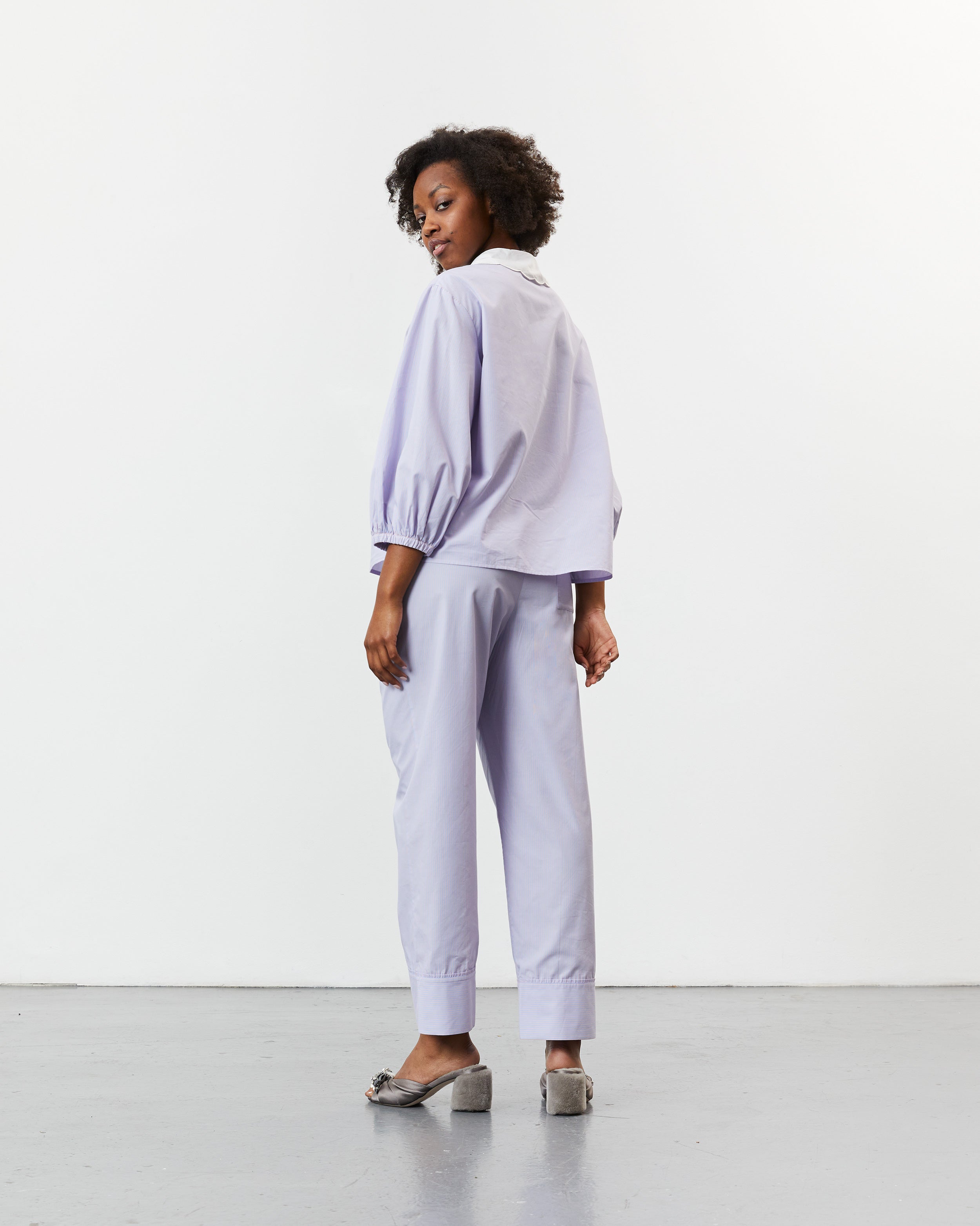 nué notes Albert Blouse - Peach Blossom Light Blue Blouses 332 Peach Blossom