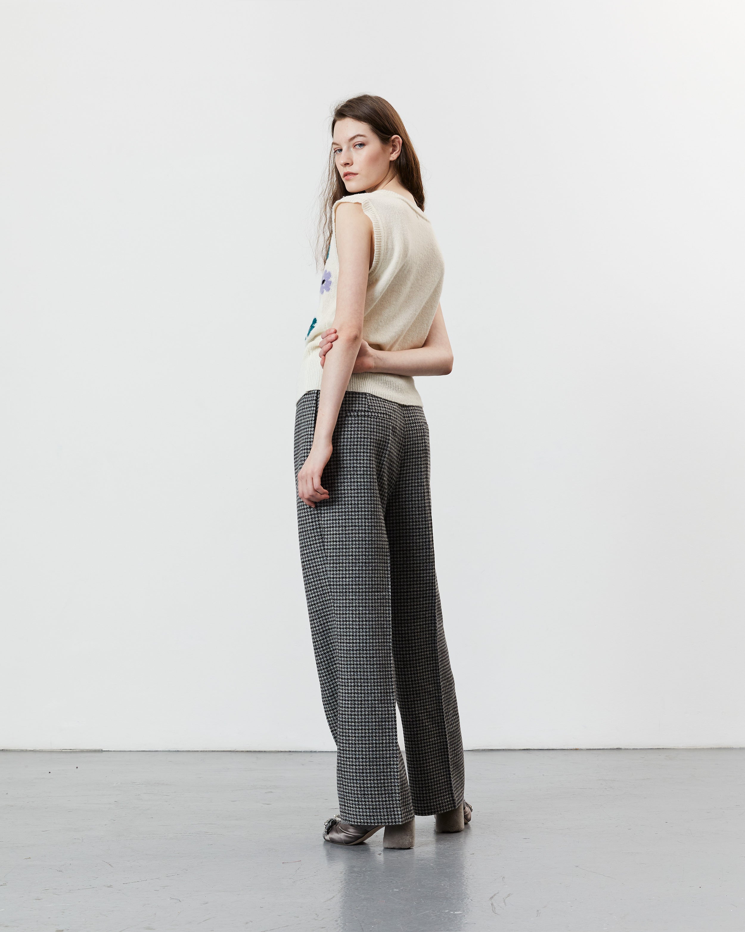 nué notes Albi Cardigan - Off White Multi Flowers Knitwear 002 Multi