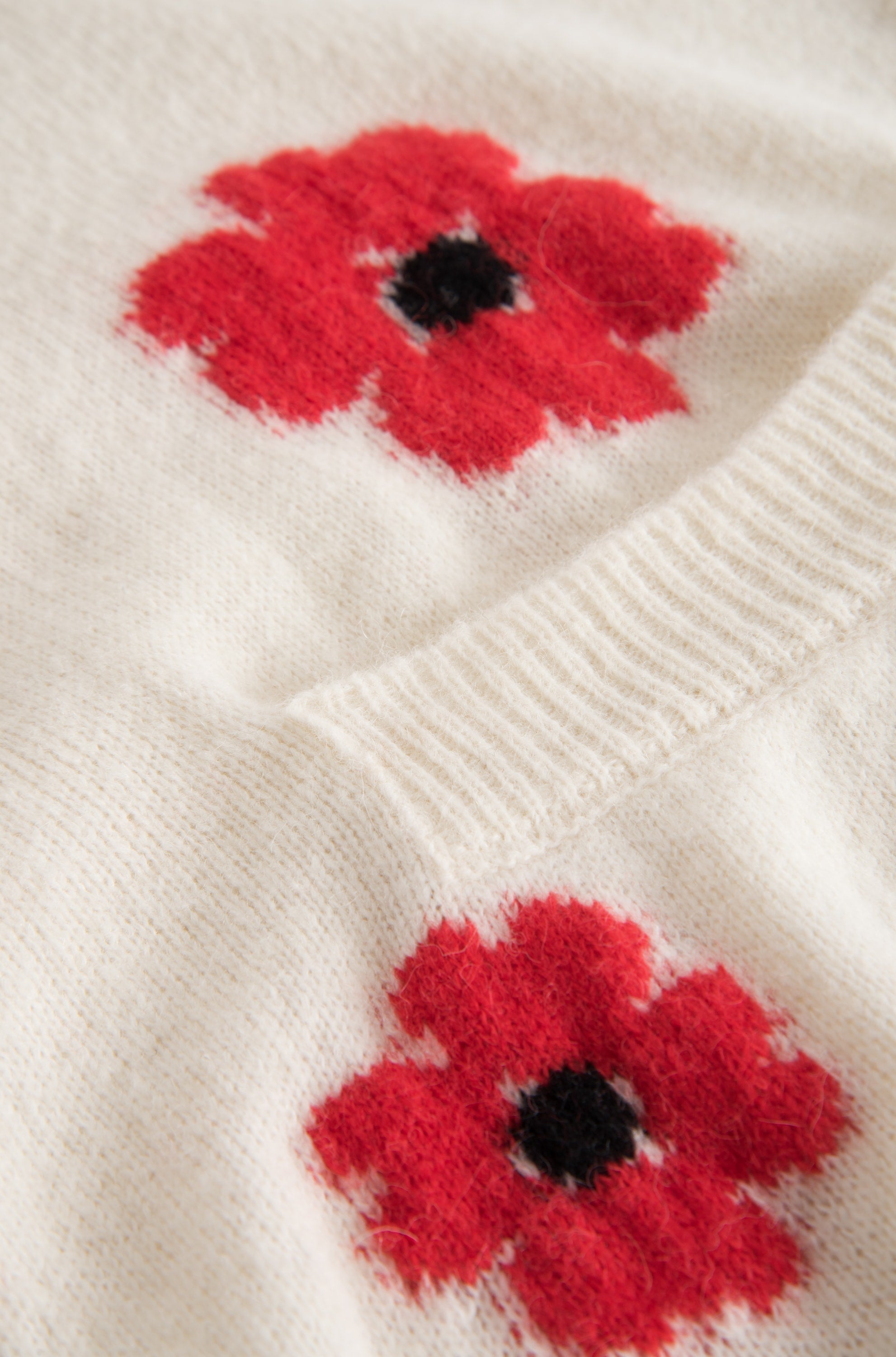 nué notes Albi Cardigan - Off White Multi Flowers Knitwear 002 Multi