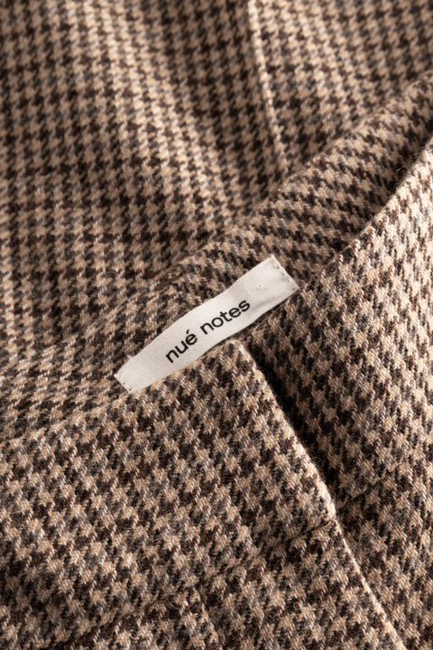 nué notes Alva Pants - Brown Check PANTS 700 Brown