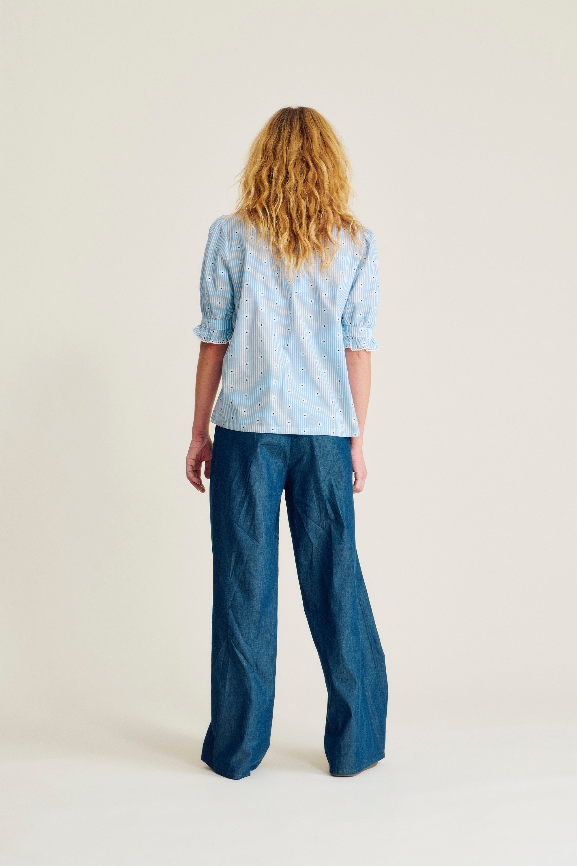 nué notes Anchorage Blouse Blouse 573 Daisy Blue