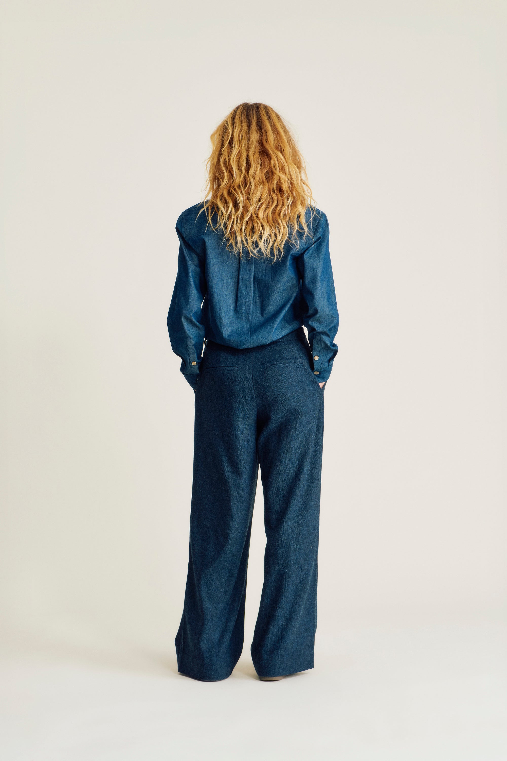 nué notes Andy Pants Pants 496 Navy Melange