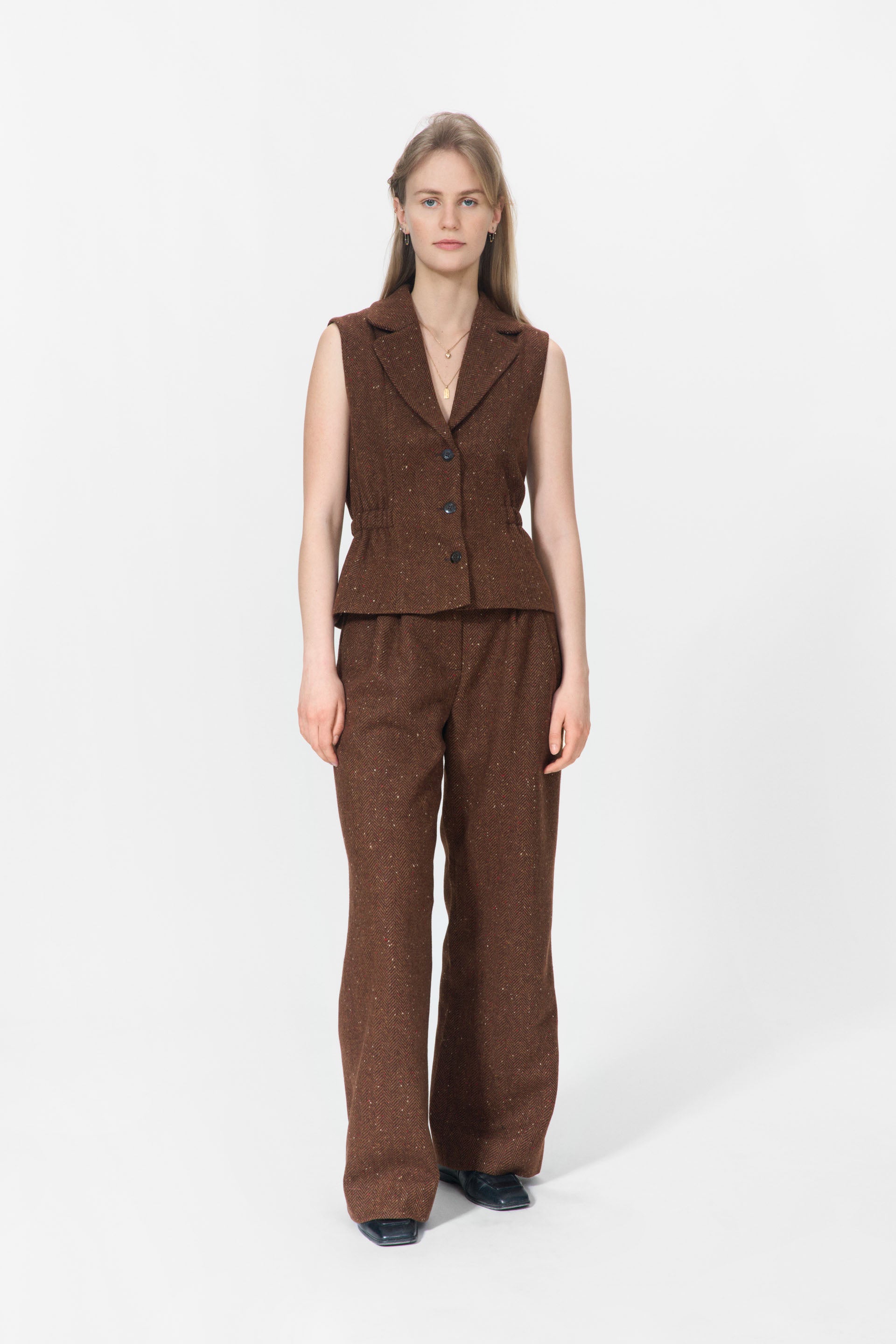 nué notes Ansel Vest Vest 758 Rust Melange