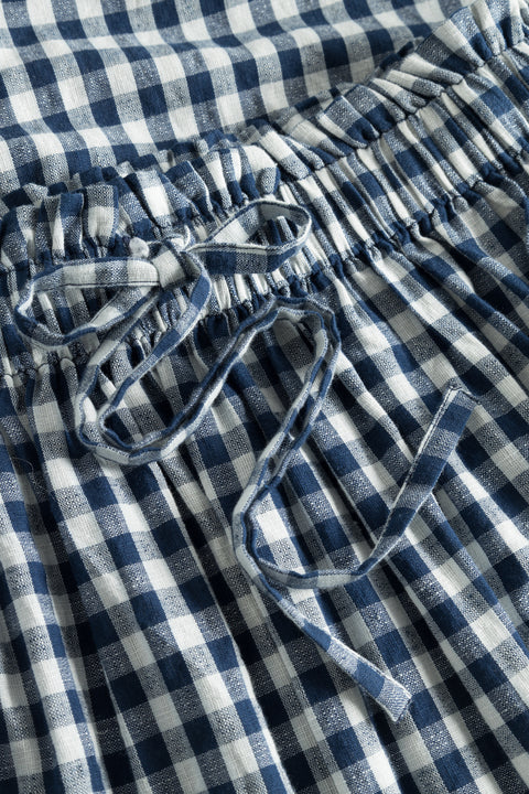nué notes August Skirt Skirts 422 Blue Check