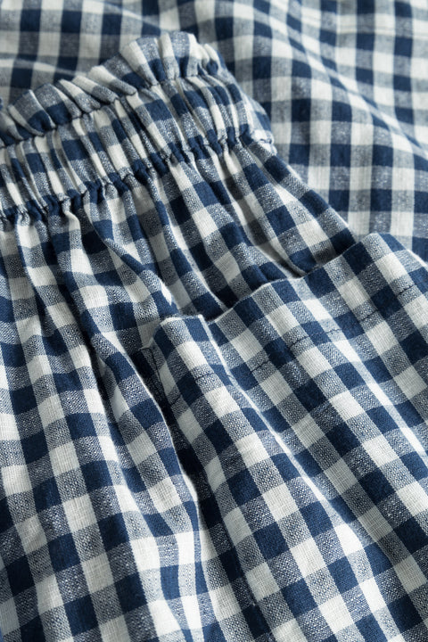 nué notes August Skirt Skirts 422 Blue Check