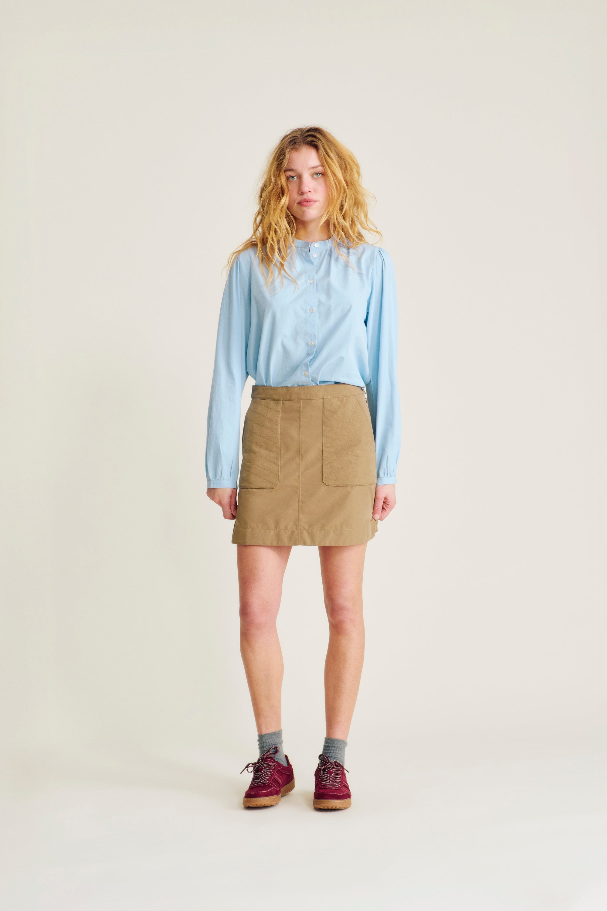 nué notes Avila Shirt Shirt 416 Light Blue