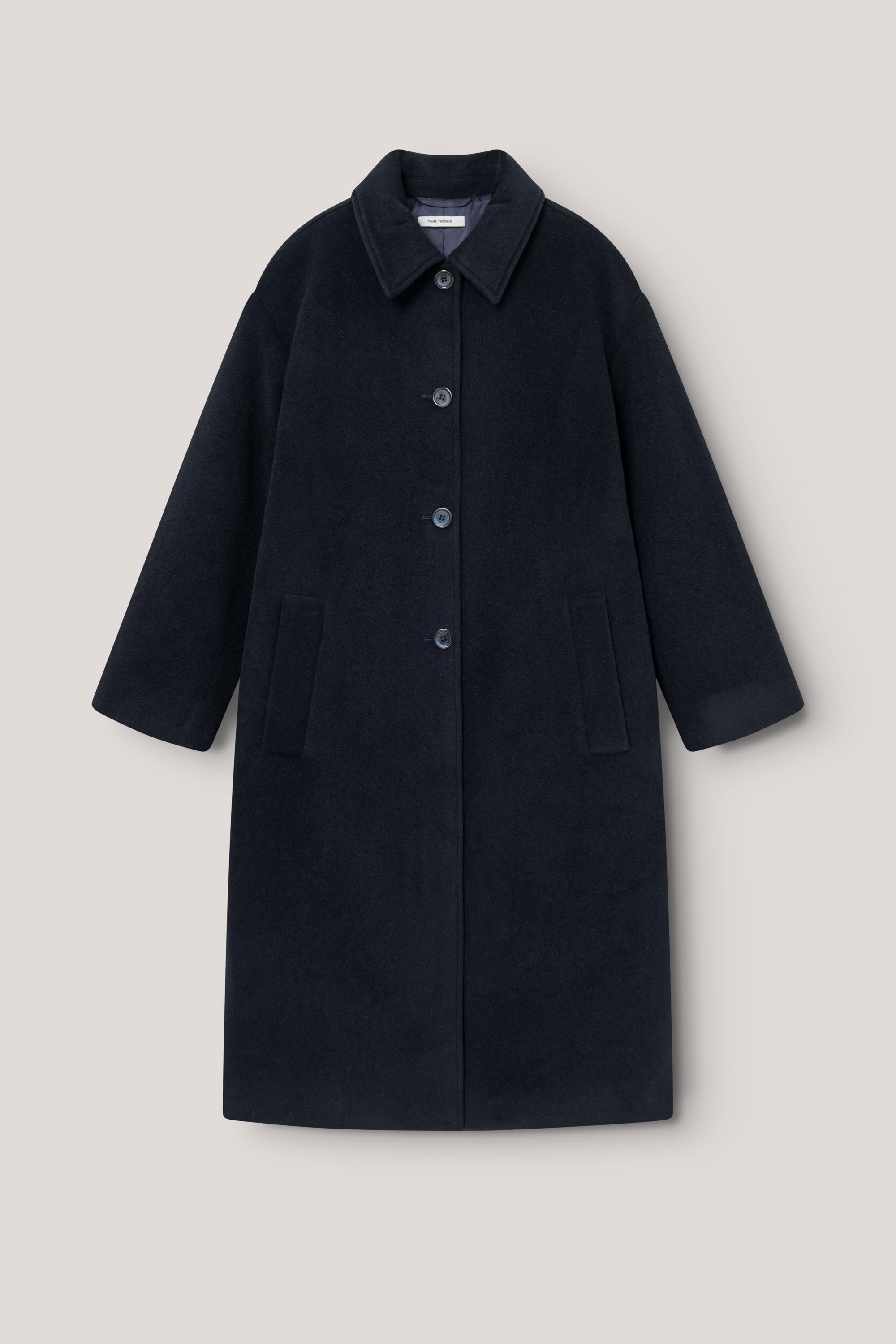 nué notes Basim Coat Coat 499 Navy