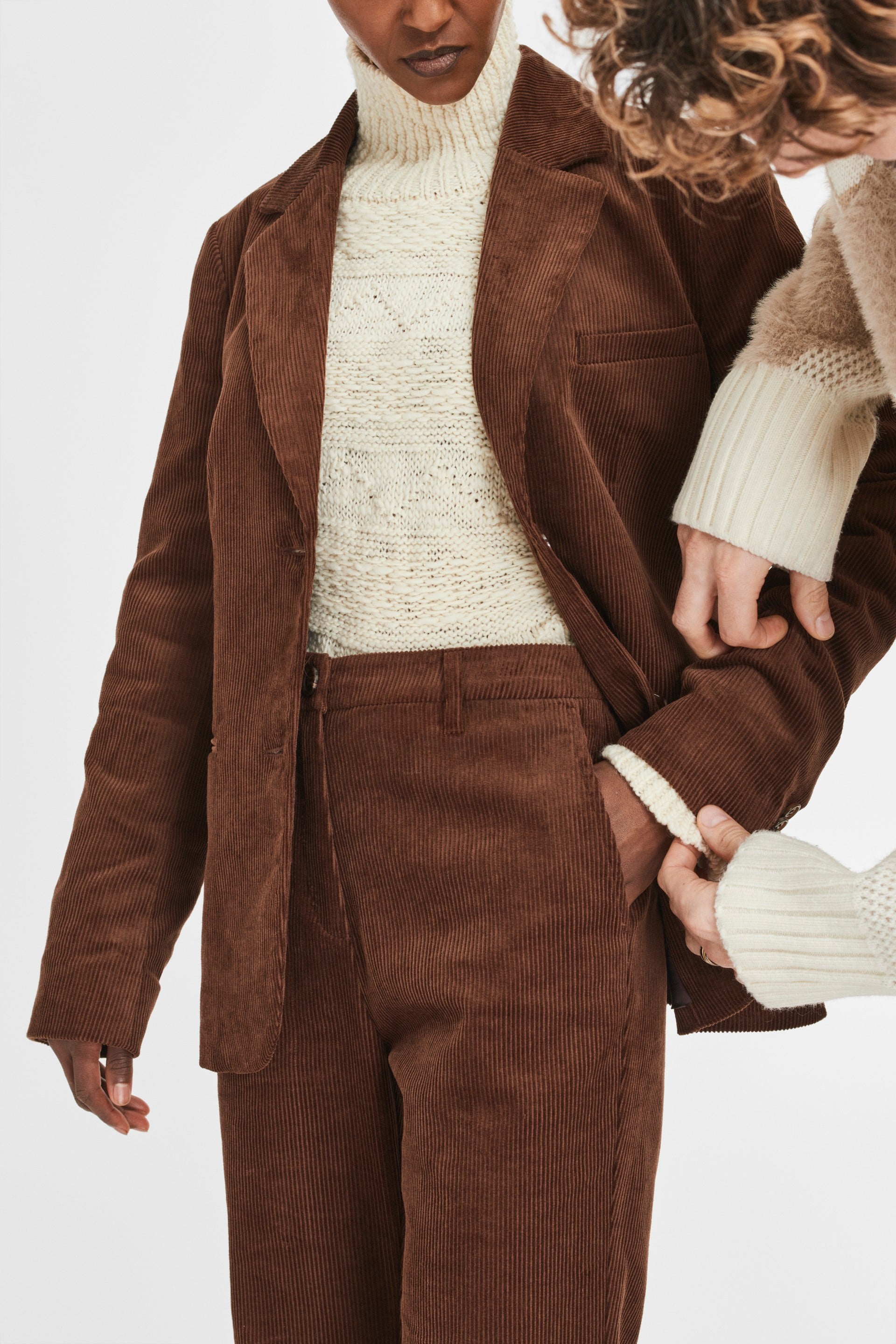 nué notes Beckett Blazer OUTERWEAR 710 Dark Brown