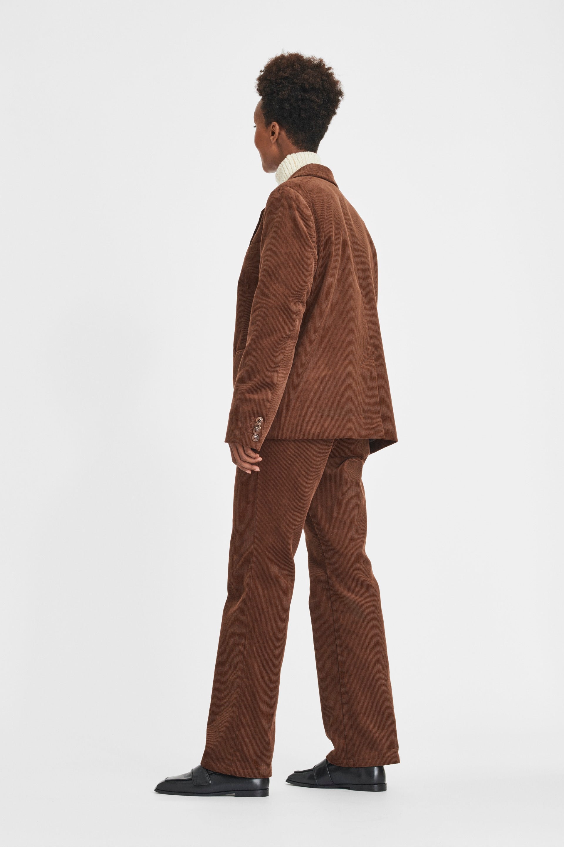 nué notes Beckett Blazer OUTERWEAR 710 Dark Brown