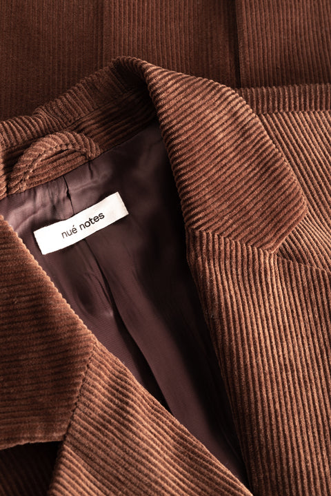 nué notes Beckett Blazer OUTERWEAR 710 Dark Brown