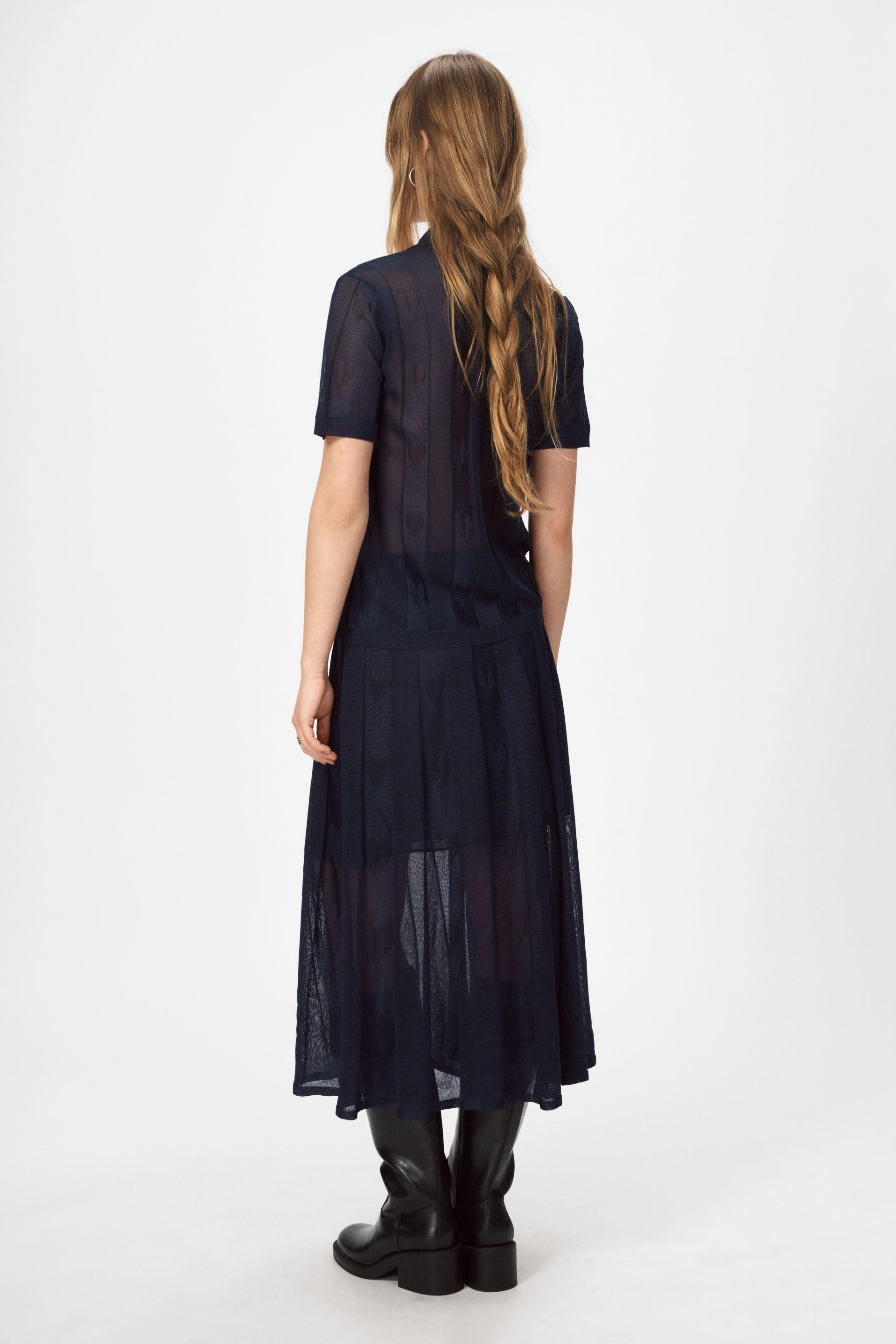 nué notes Belgrade Skirt Skirts 499 Navy