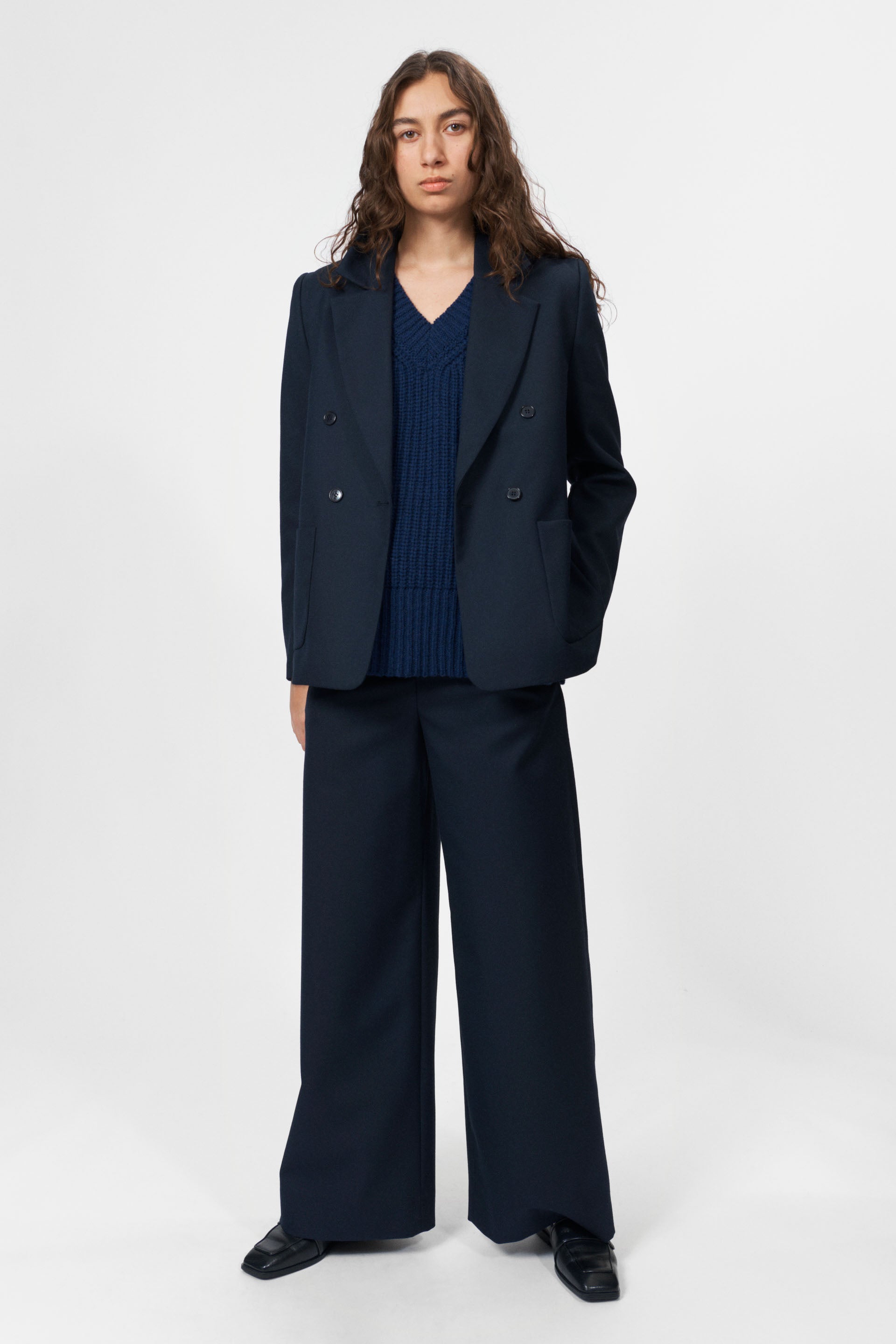 nué notes Belma Blazer Outerwear 499 Navy