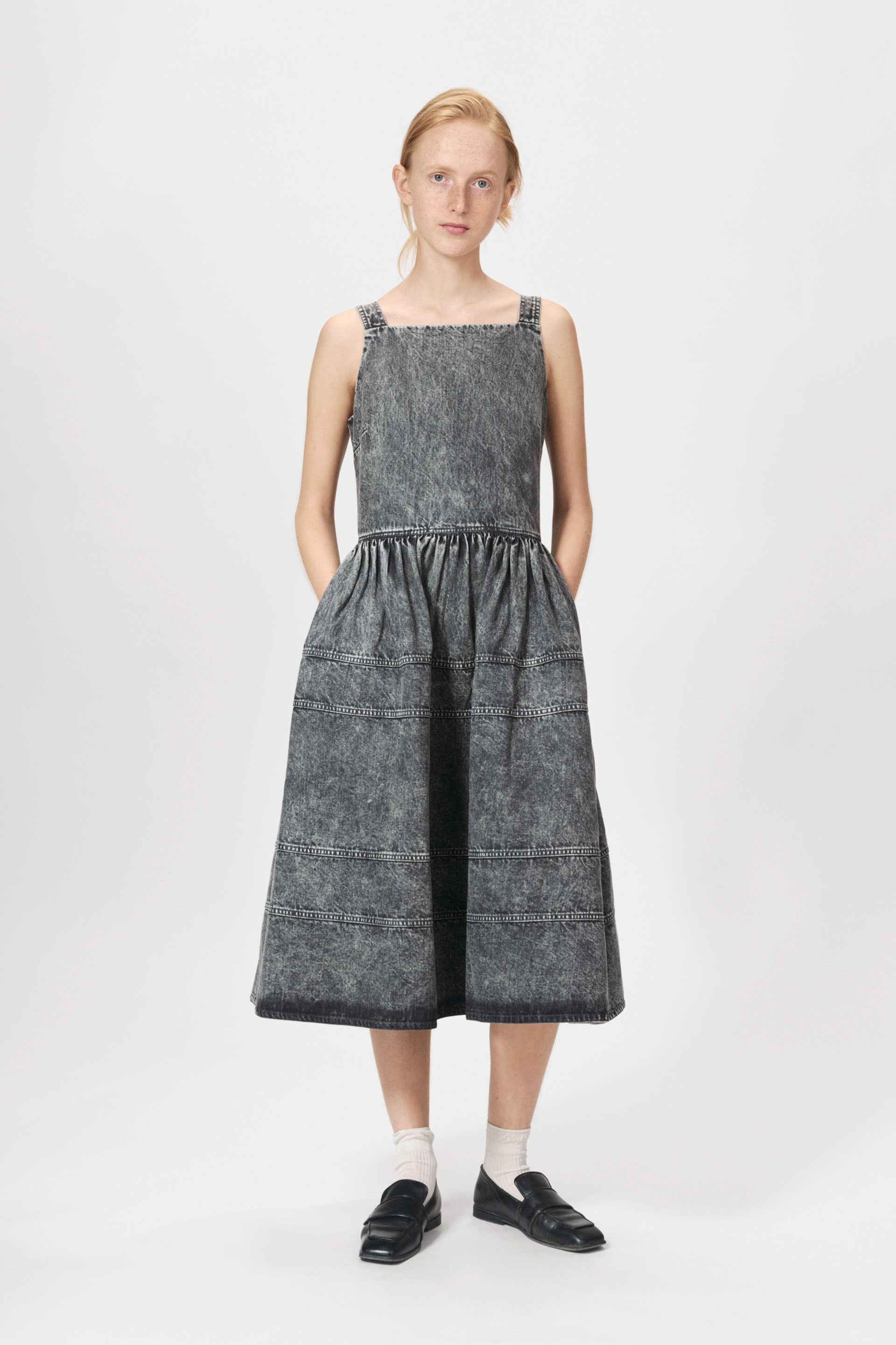 nué notes Brasilia Dress Dresses 911 Black Marble