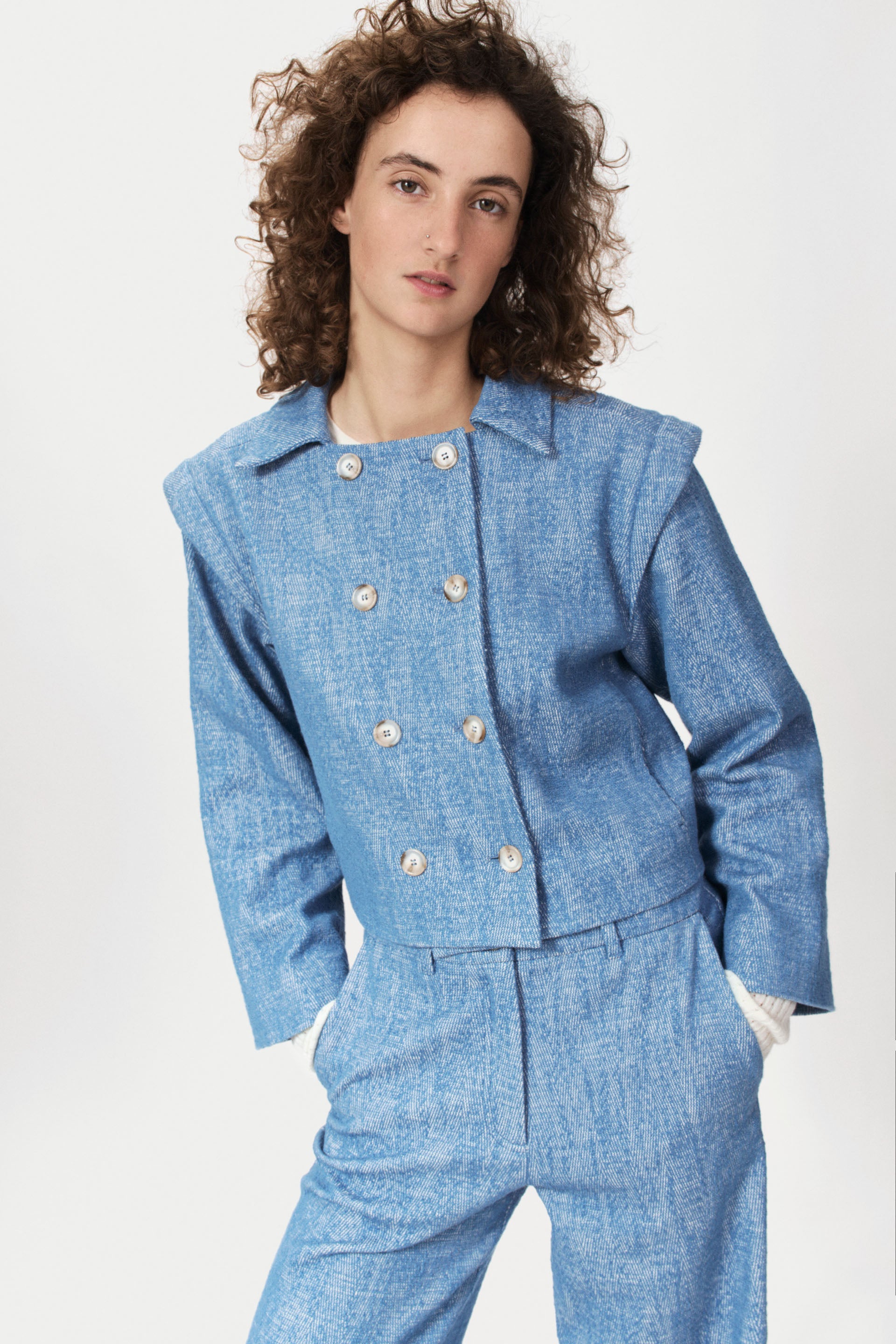 nué notes Brisbane Jacket Jackets 556 Federal Blue