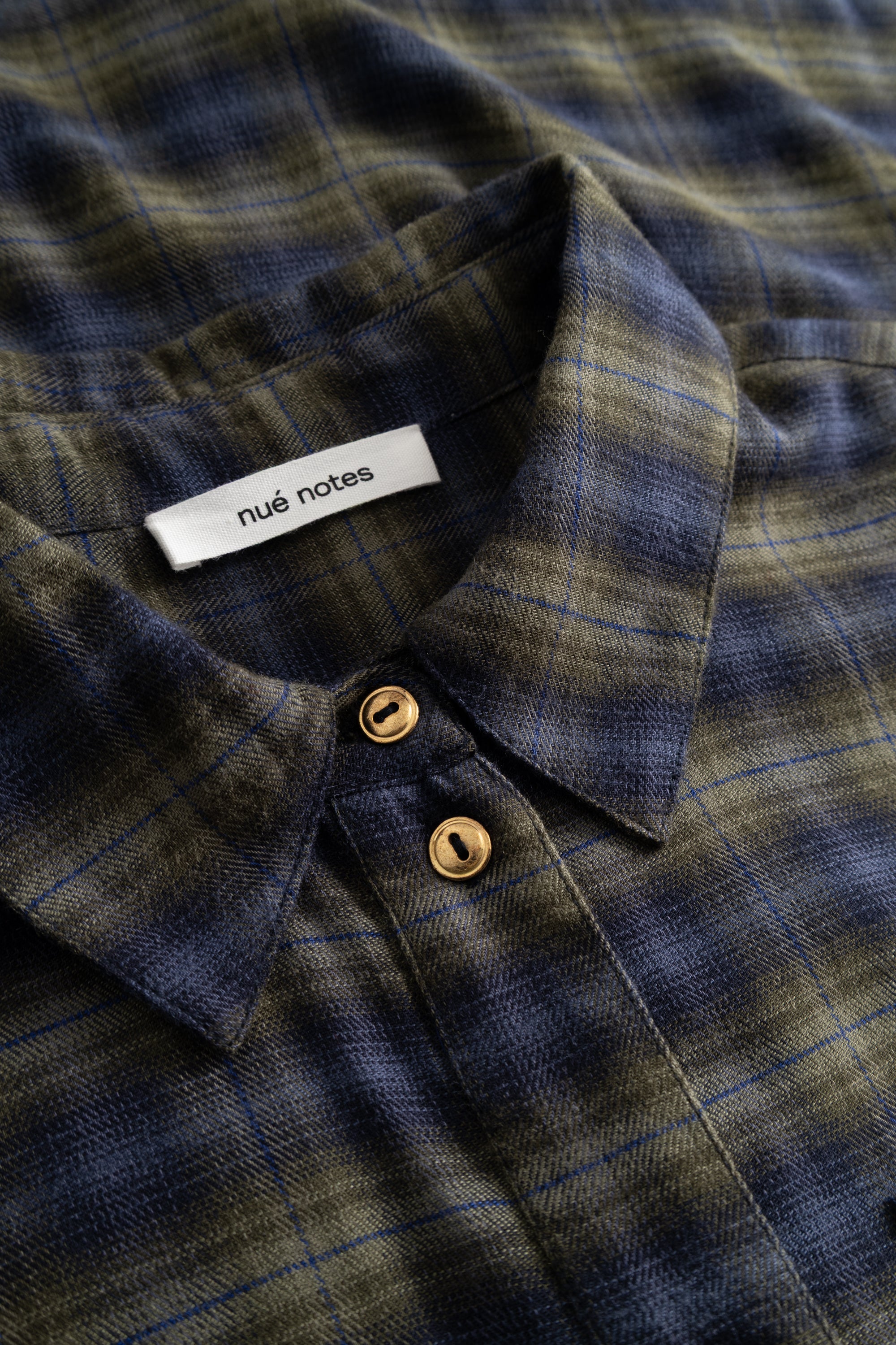 nué notes Brossard Shirt Shirt 943 Green Check