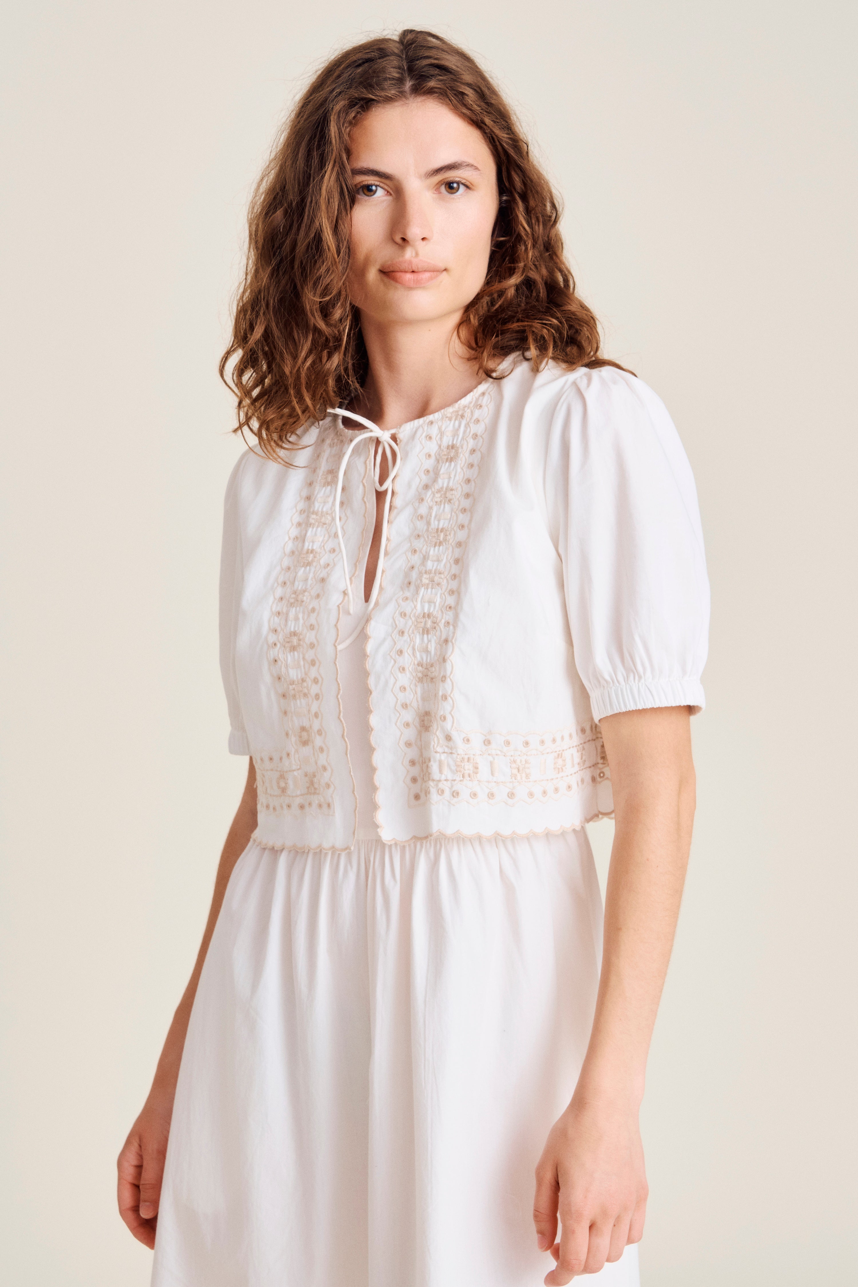 nué notes Cagua Dress Dresses 007 Egret