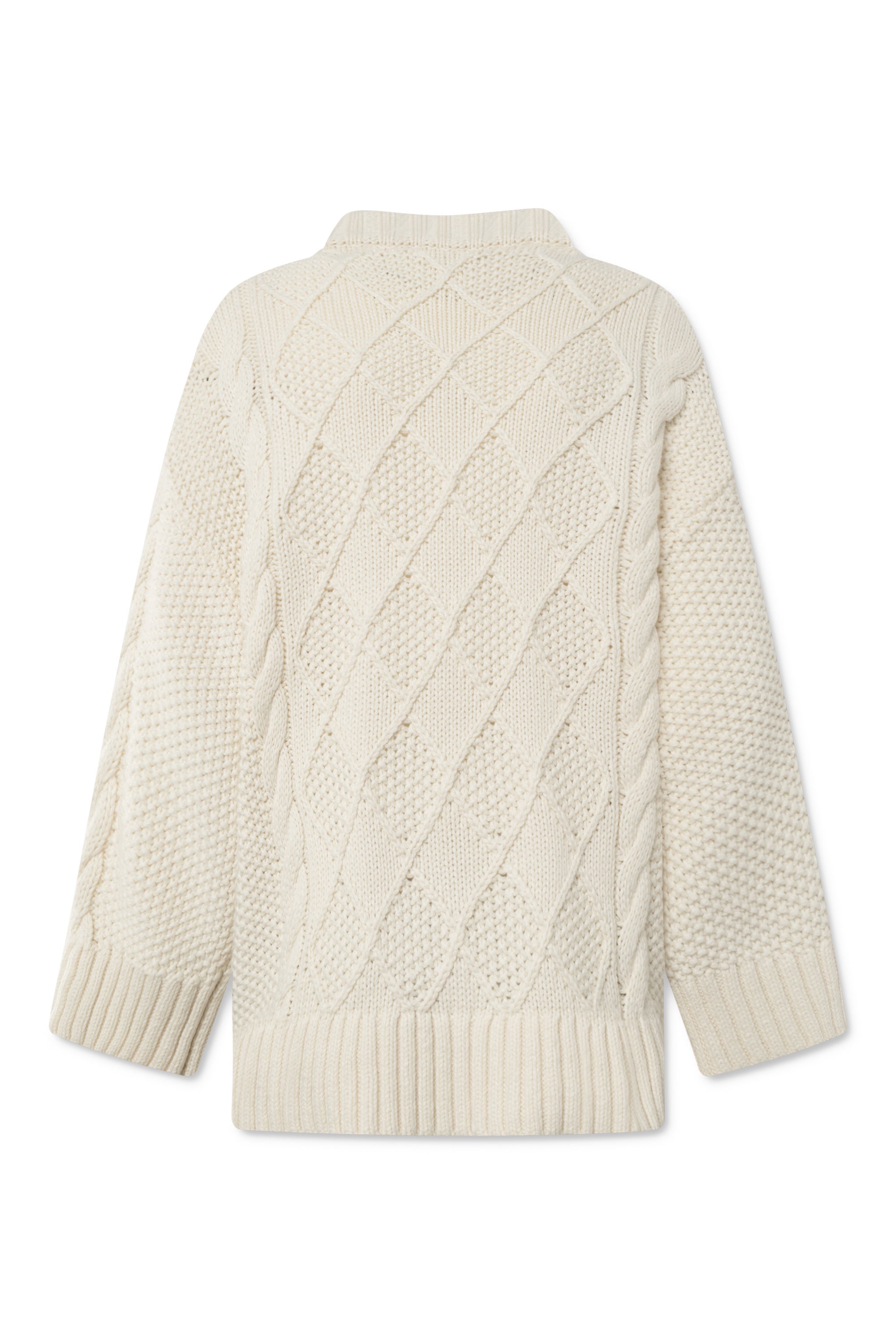 nué notes Charlie Knit Knitwear 007 Egret