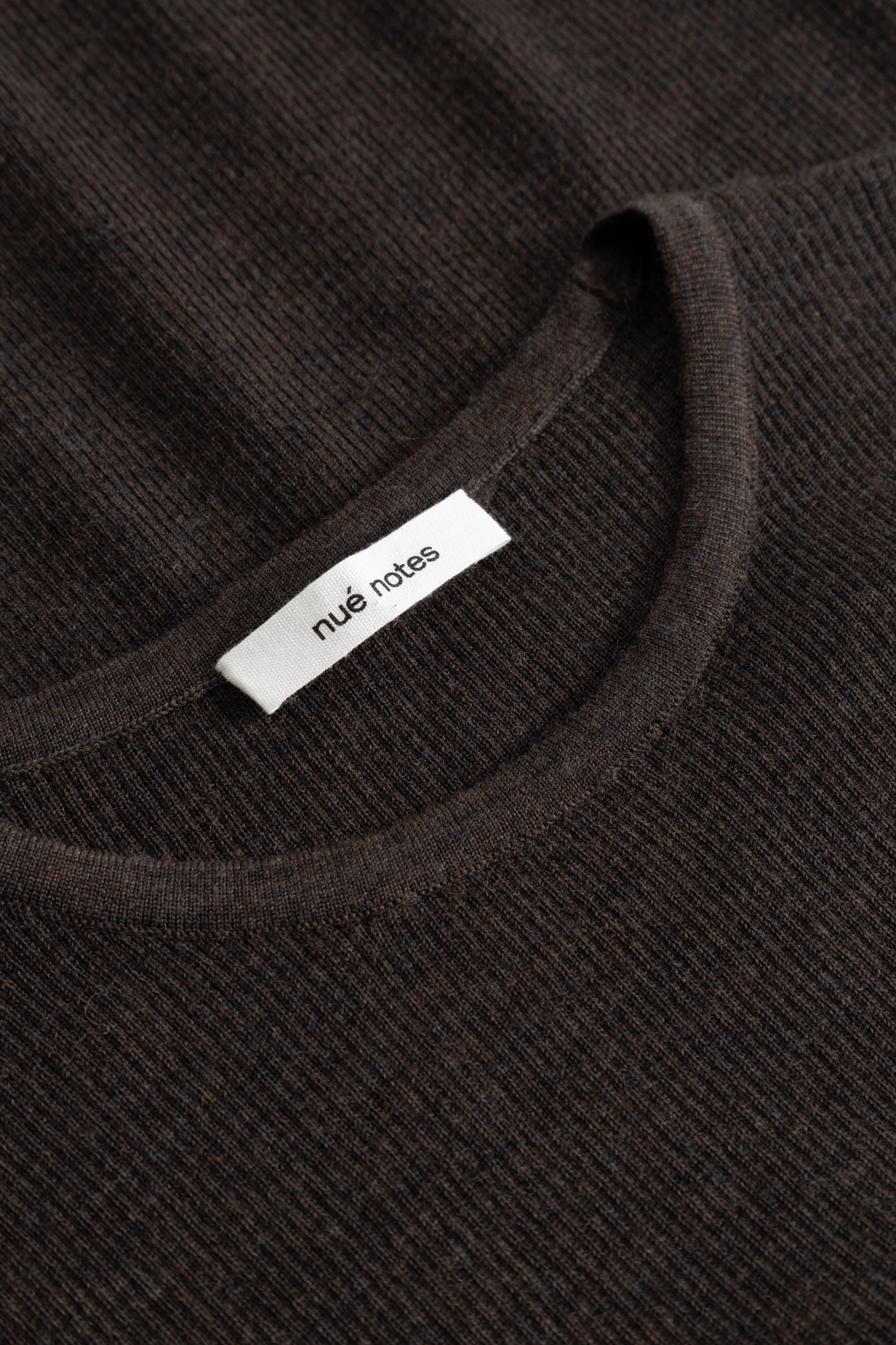 nué notes Chico Crewneck Crewneck 759 Dark Brown Melange
