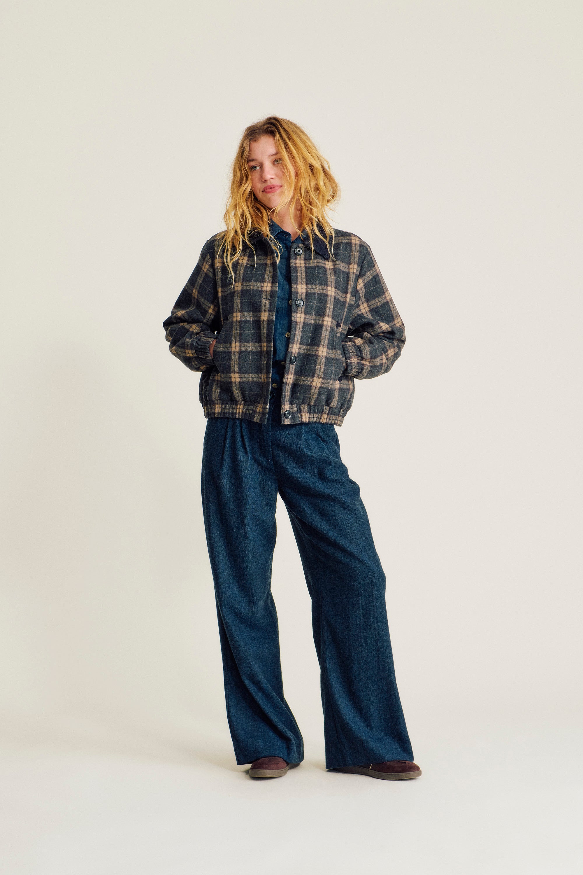 nué notes Churchill Jacket Jacket 966 Fall Multi Check