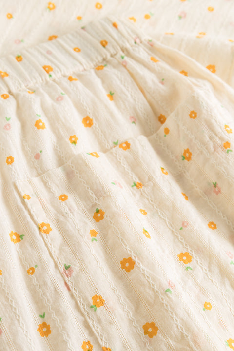 nué notes Cillian Pants Pants 161 Orange Flowers