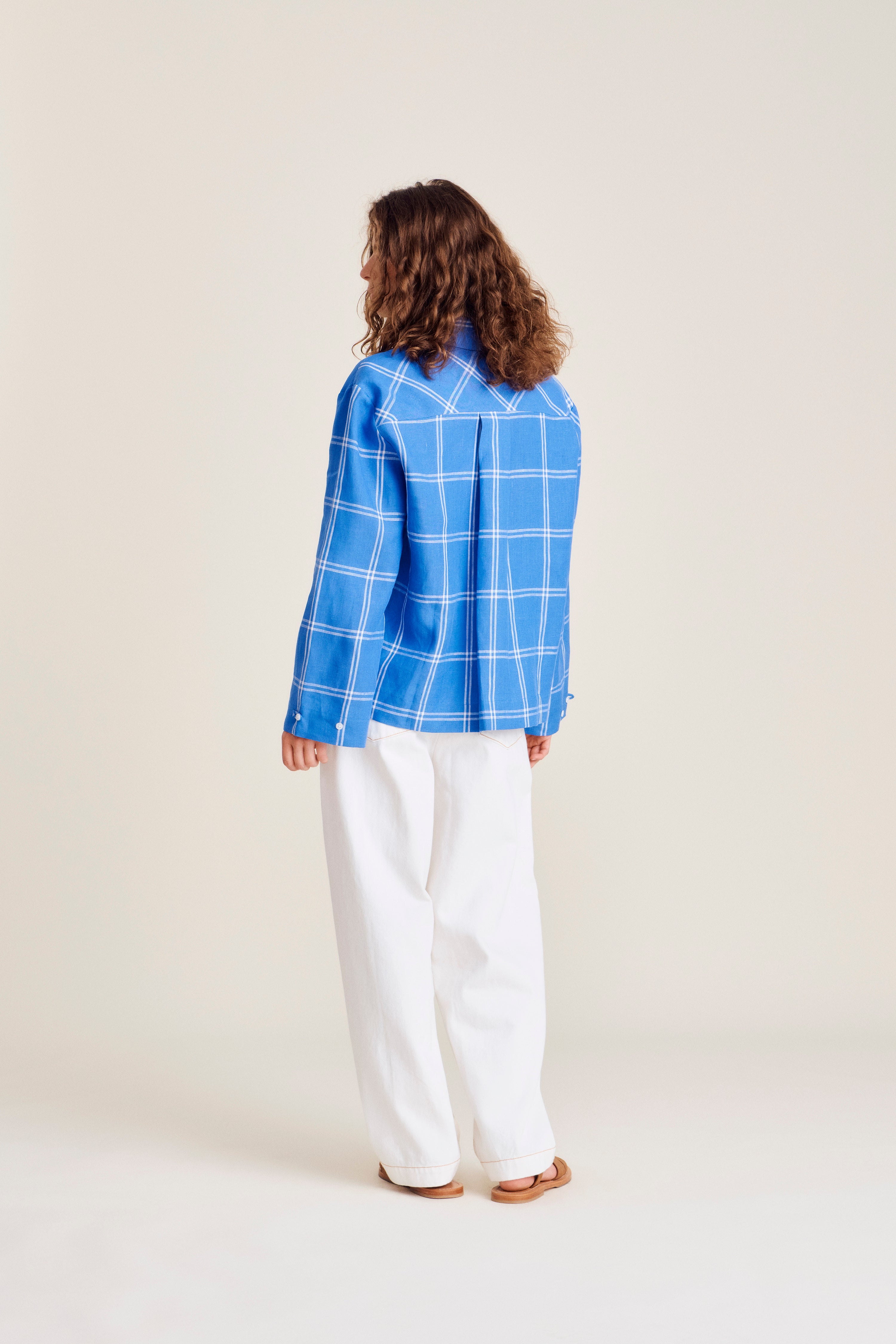 nué notes Clovis Shirt Shirt 567 Baja Blue