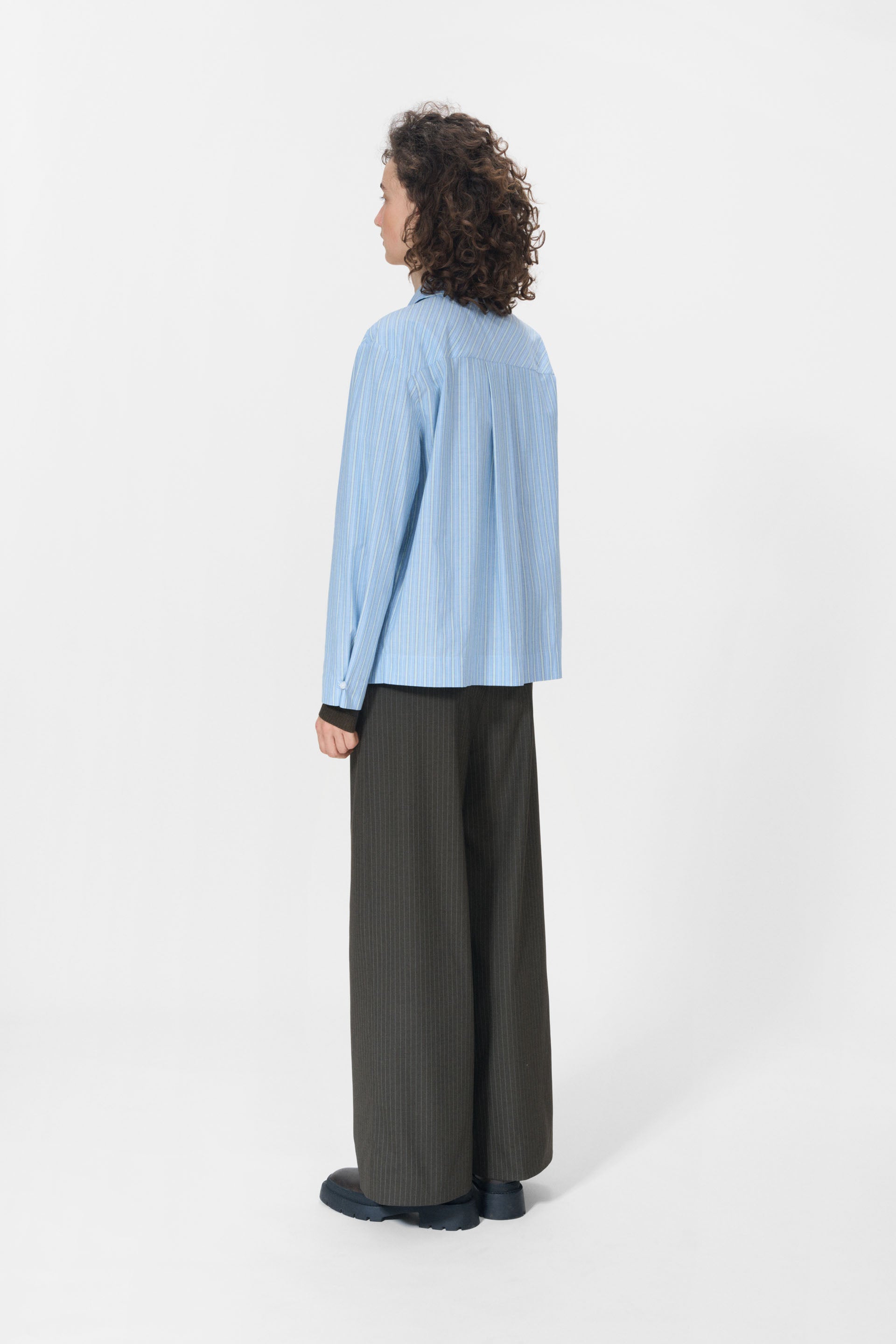 nué notes Clovis Shirt Shirts 480 Smoke Blue