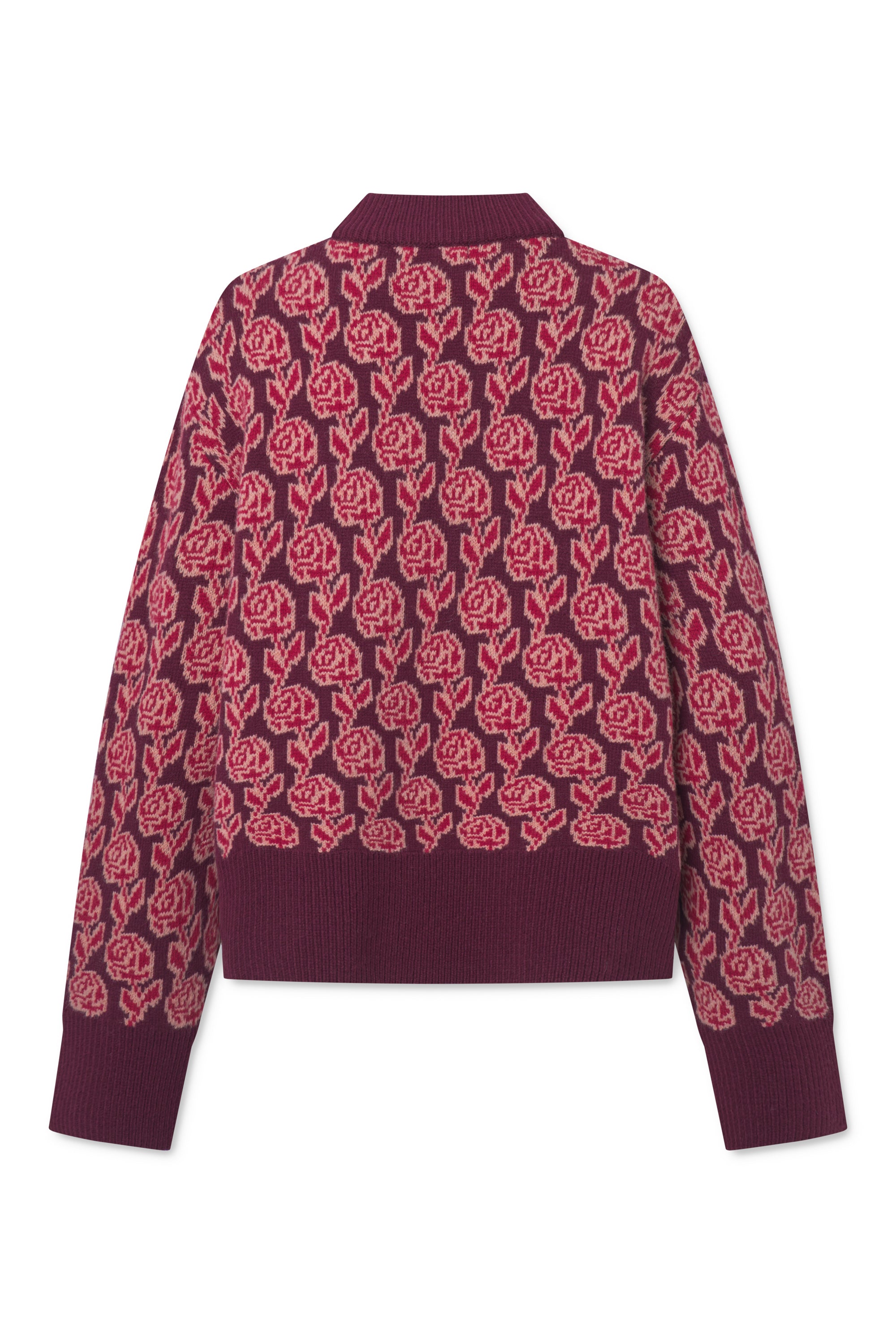 nué notes Colton Crewneck Knitwear 951 Rose Red