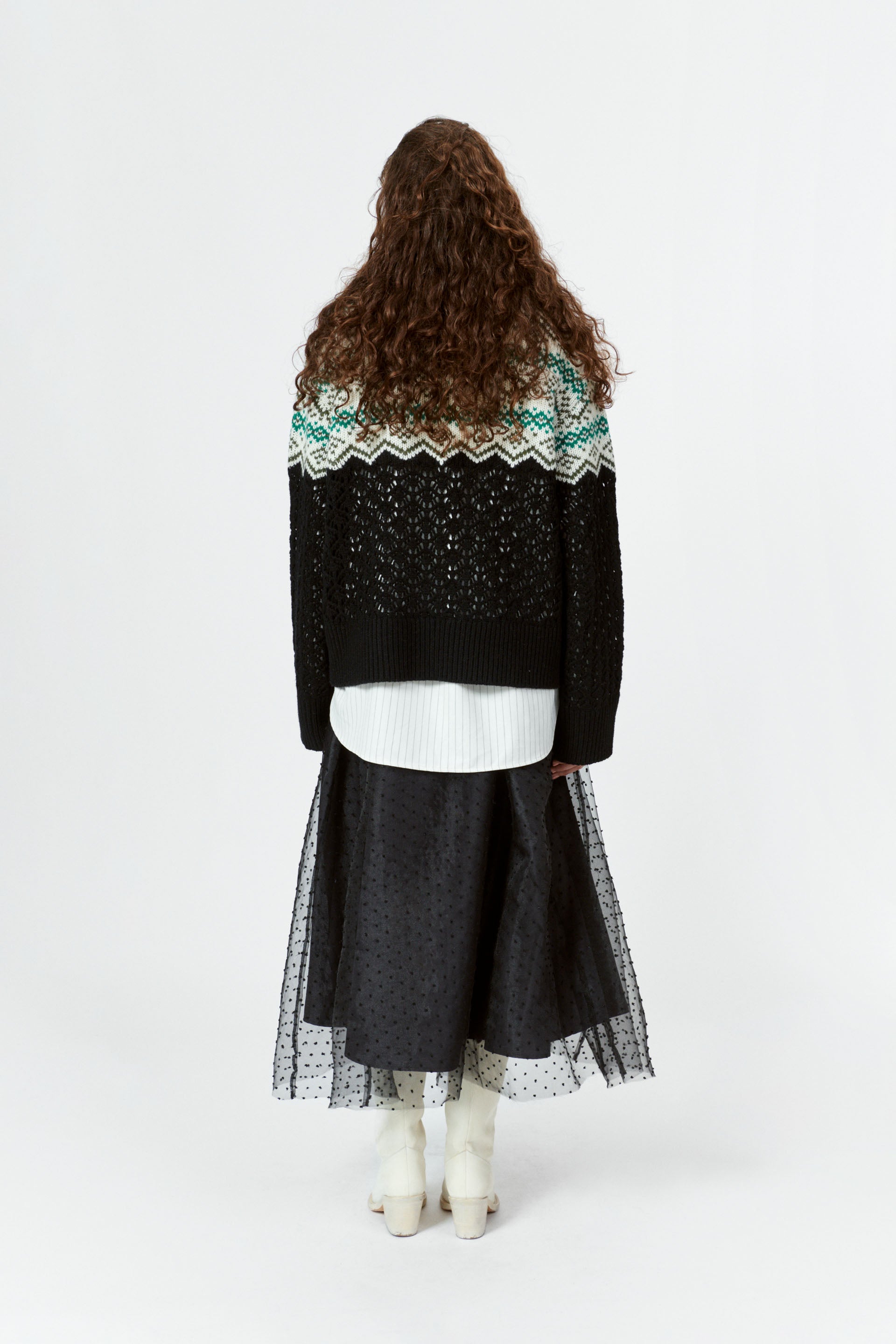 nué notes Colton Crewneck Knitwear 999 Black