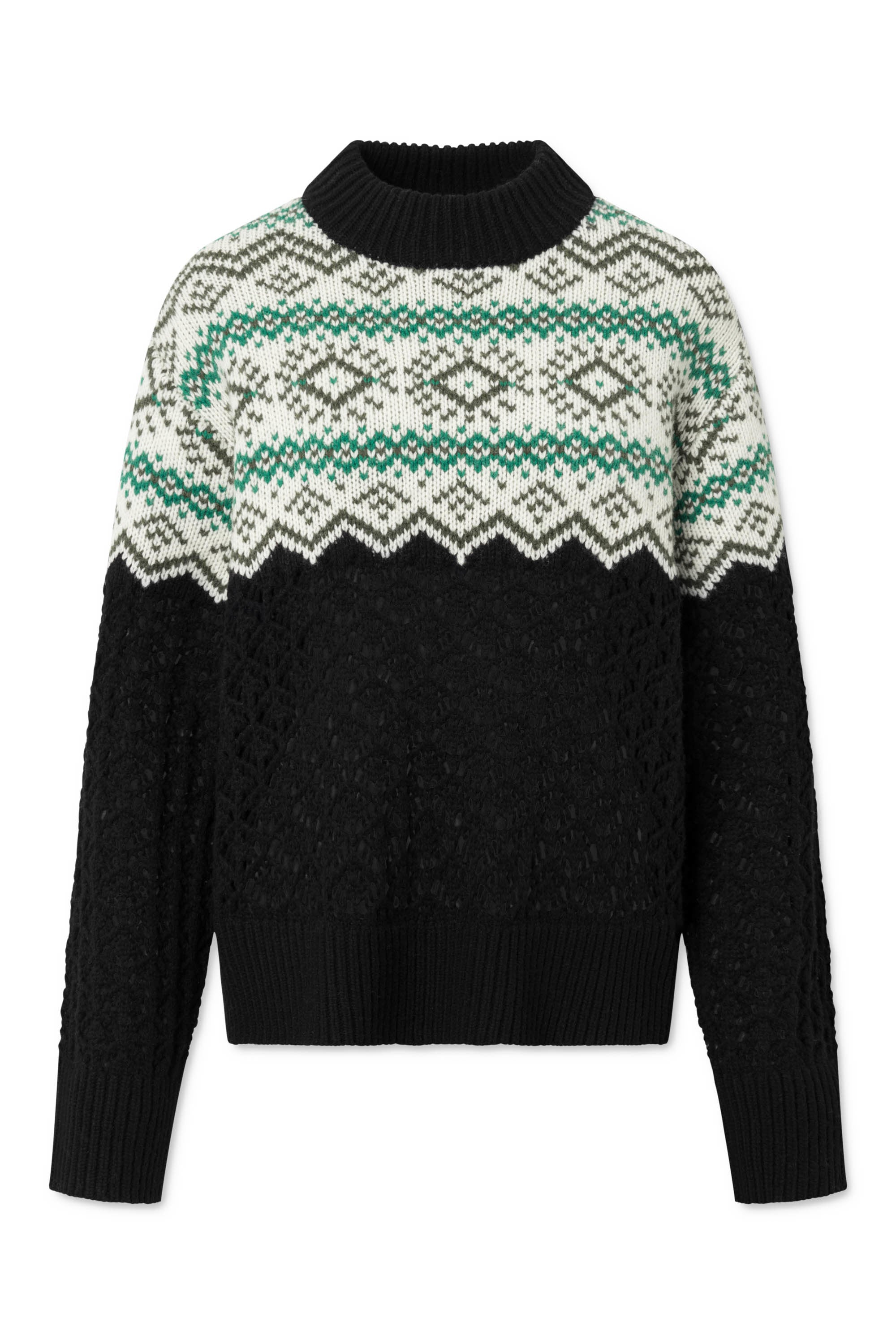 nué notes Colton Crewneck Knitwear 999 Black