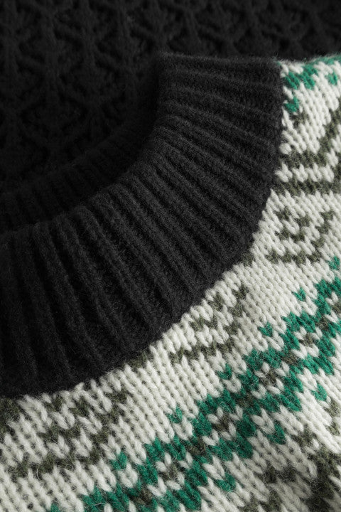 nué notes Colton Crewneck Knitwear 999 Black