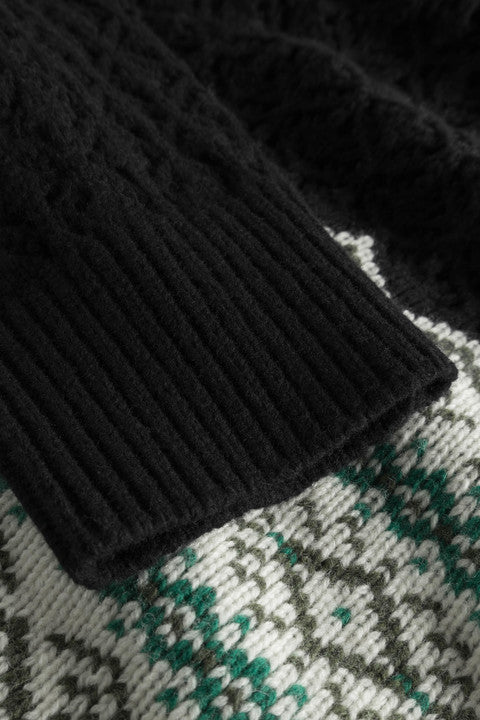 nué notes Colton Crewneck Knitwear 999 Black