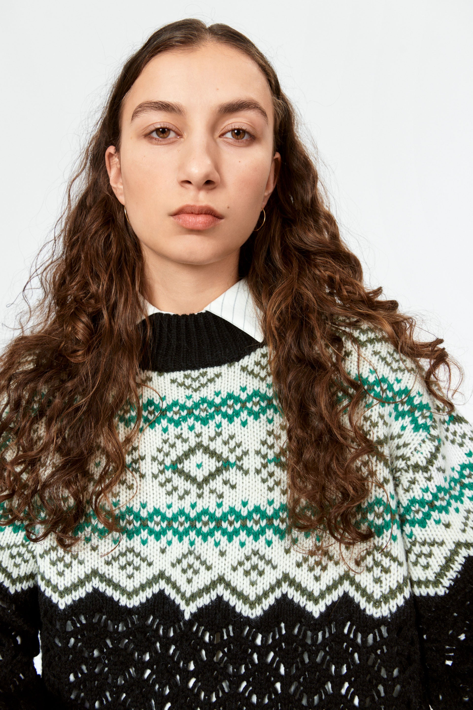 nué notes Colton Crewneck Knitwear 999 Black