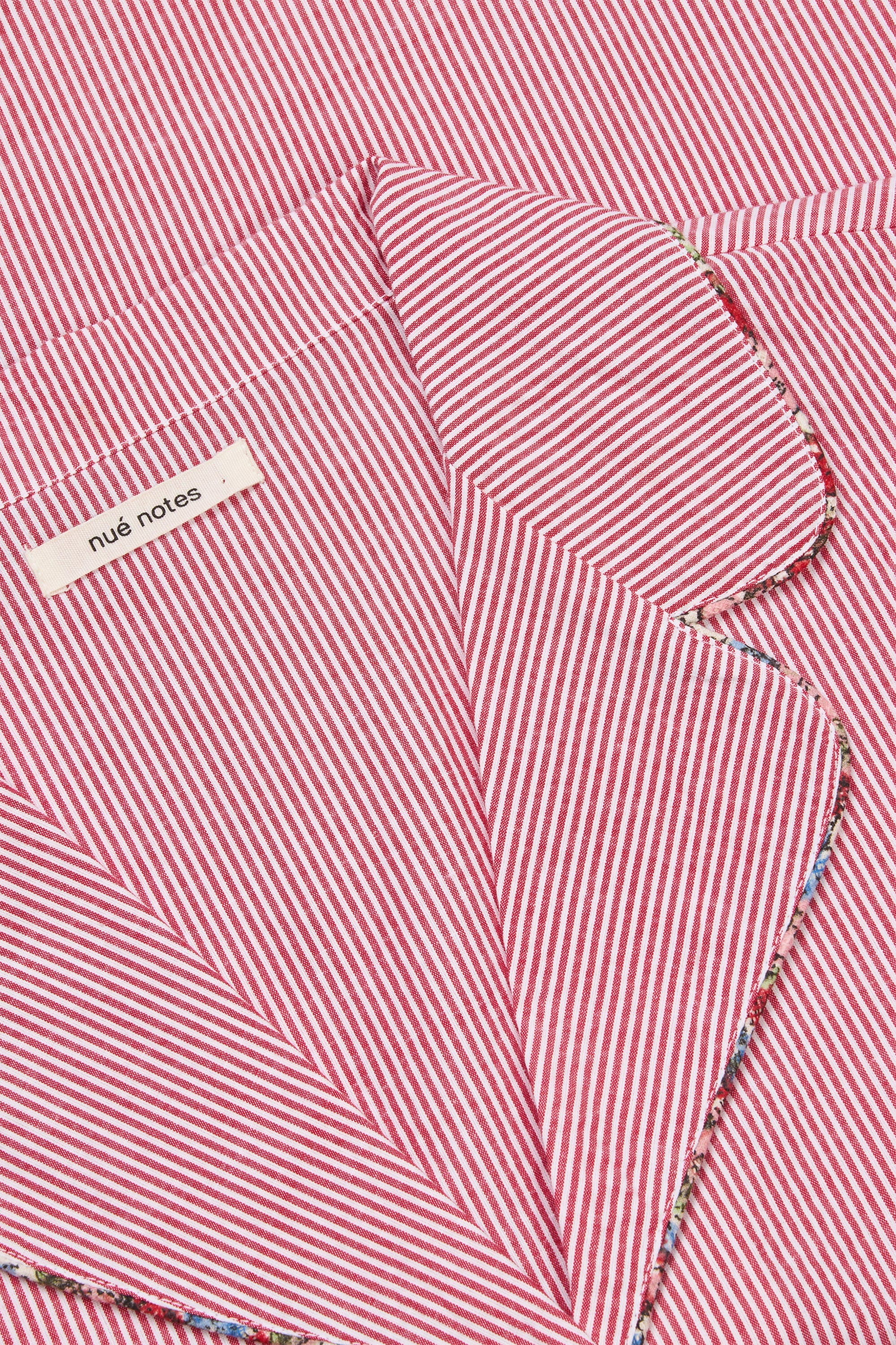 nué notes Delano Shirt Shirt 381 Red Stripe