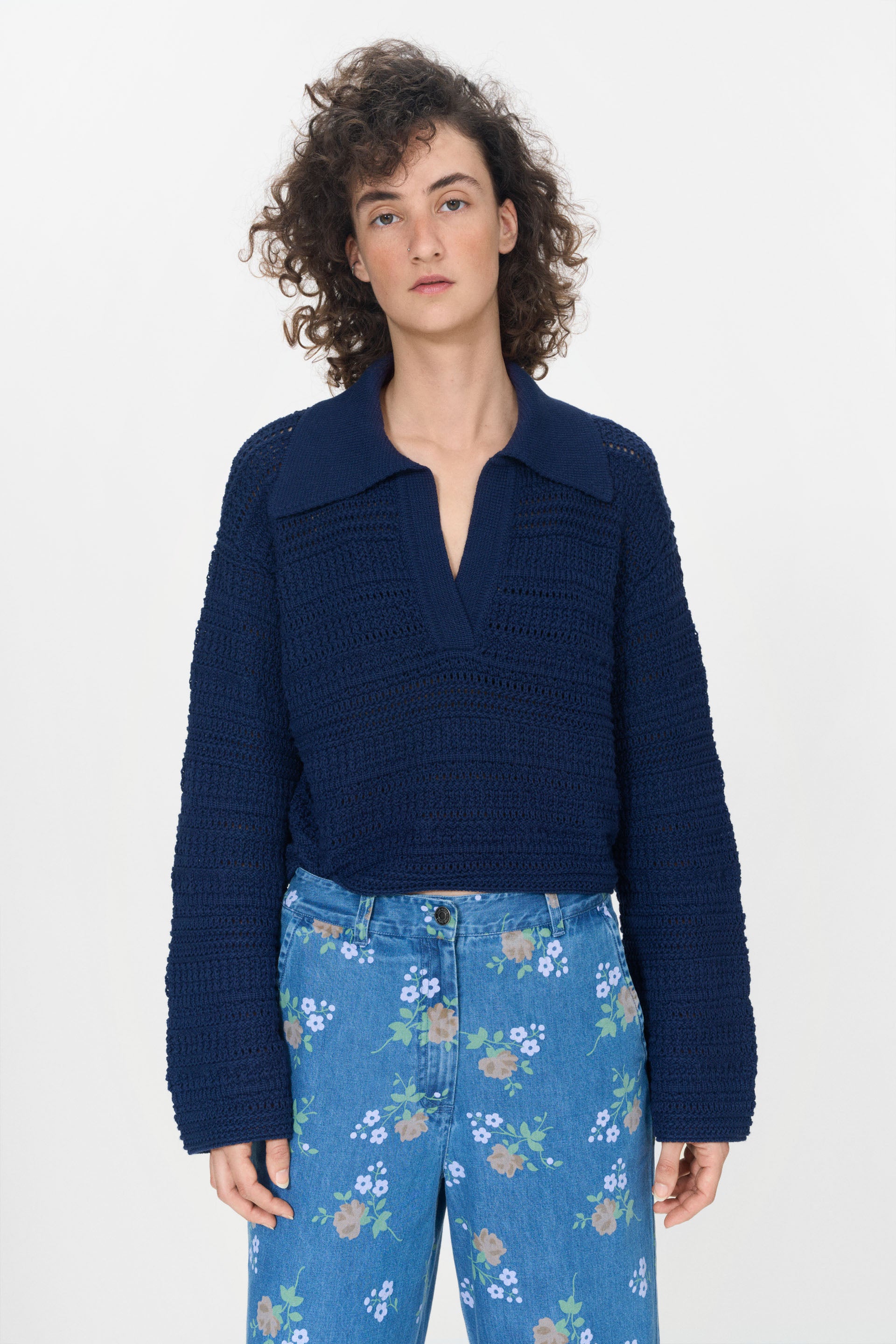 nué notes Deltona Polo Shirts 499 Navy