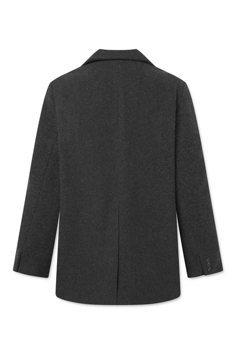 nué notes Ebert Blazer Outerwear 046 Charcoal Grey