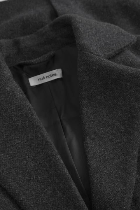 nué notes Ebert Blazer Outerwear 046 Charcoal Grey