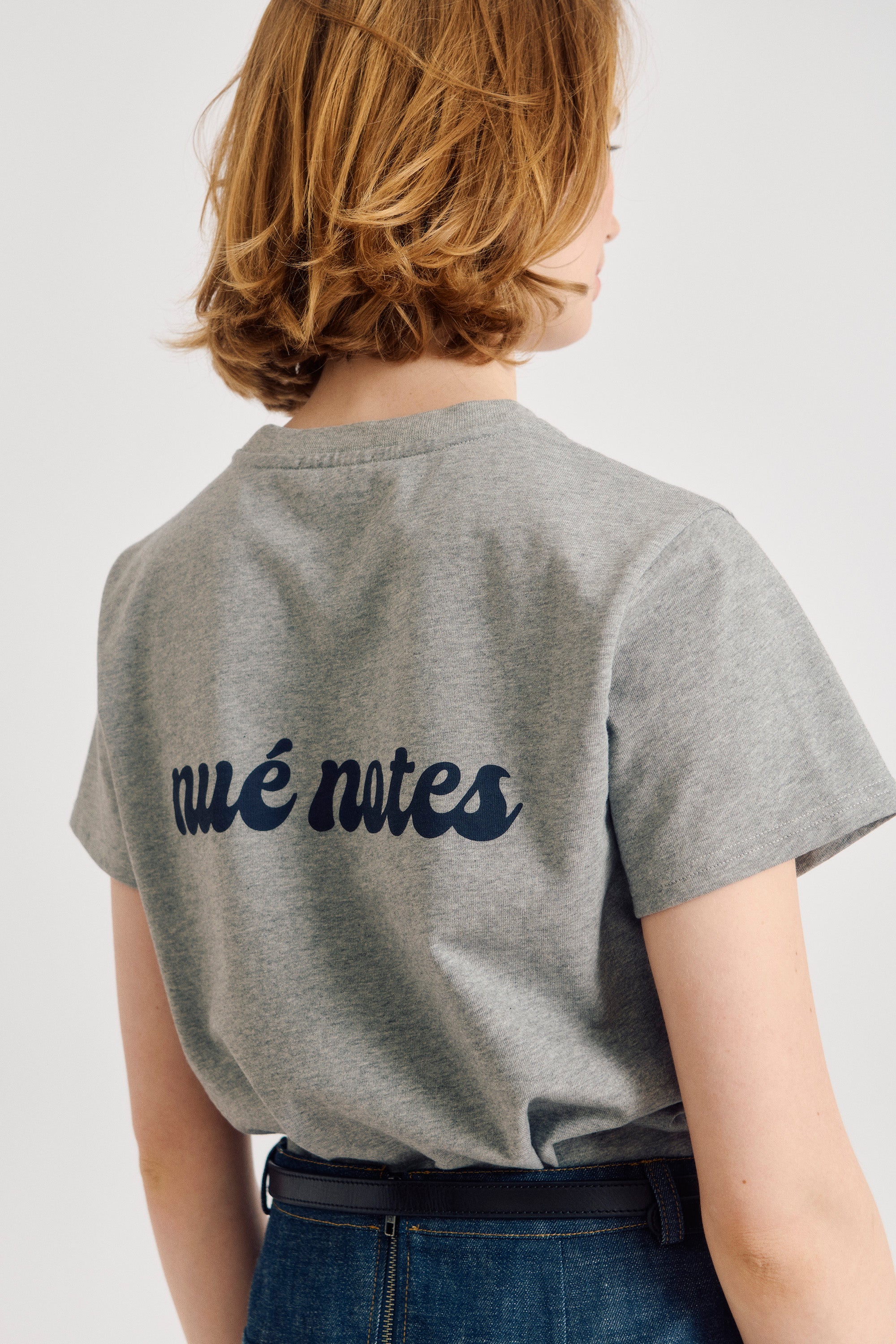 nué notes Elio T-Shirts T-shirt 062 Grey Melange