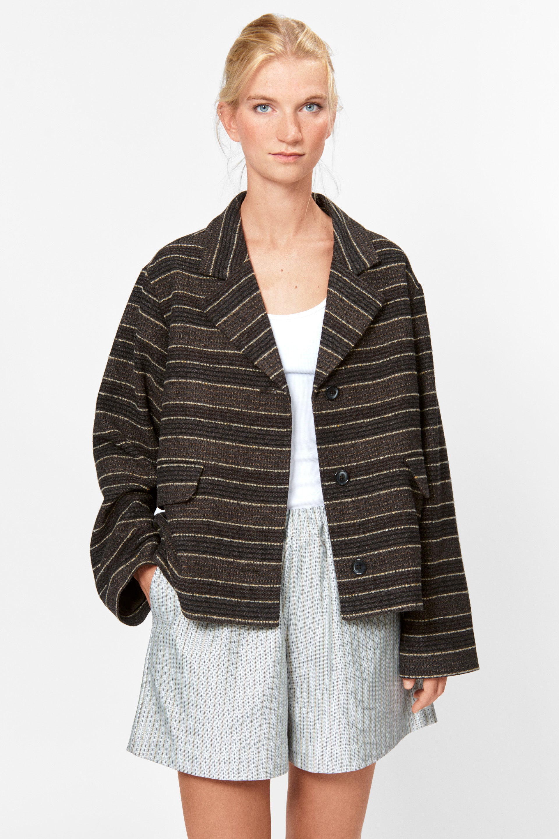 nué notes Ernesto Jacket Outerwear 746 Seal Brown