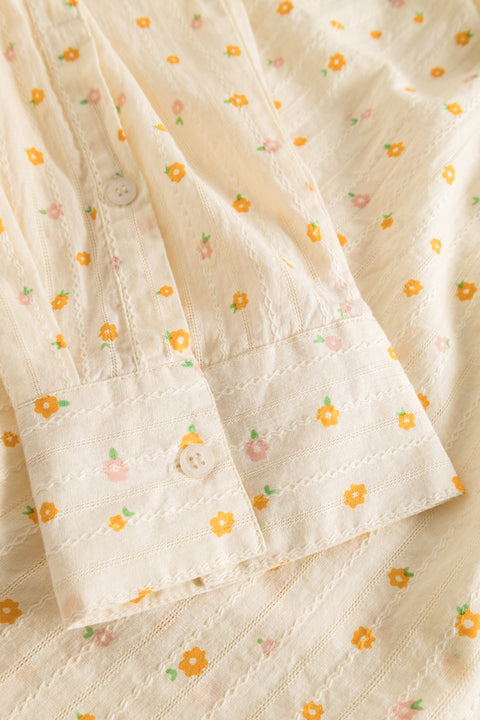 nué notes Florian Shirt Shirts 161 Orange Flowers