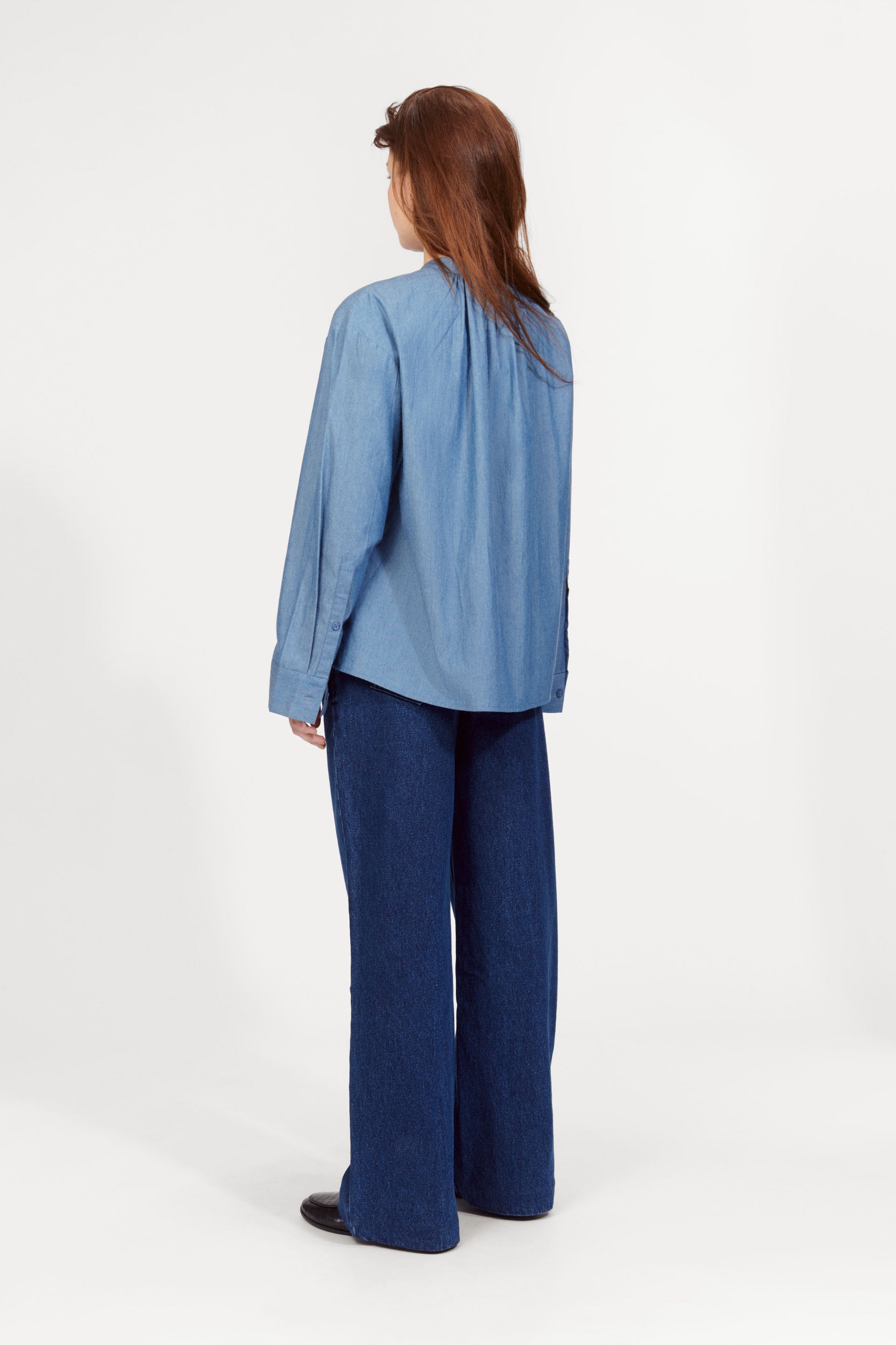 nué notes Florian Shirt Shirts 421 Dusty Blue