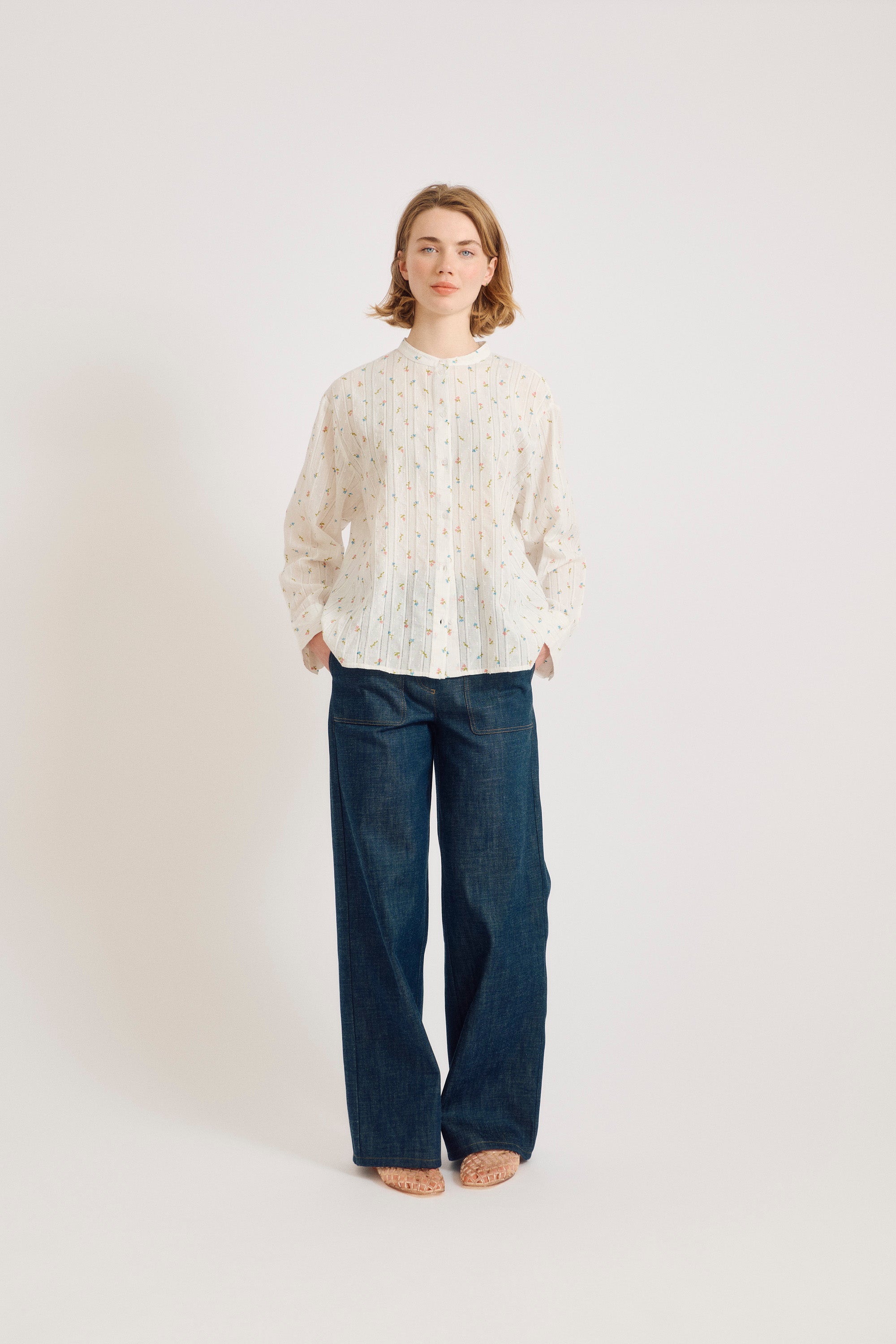 nué notes Florian Shirt Shirt 924 Blooming Tapestry