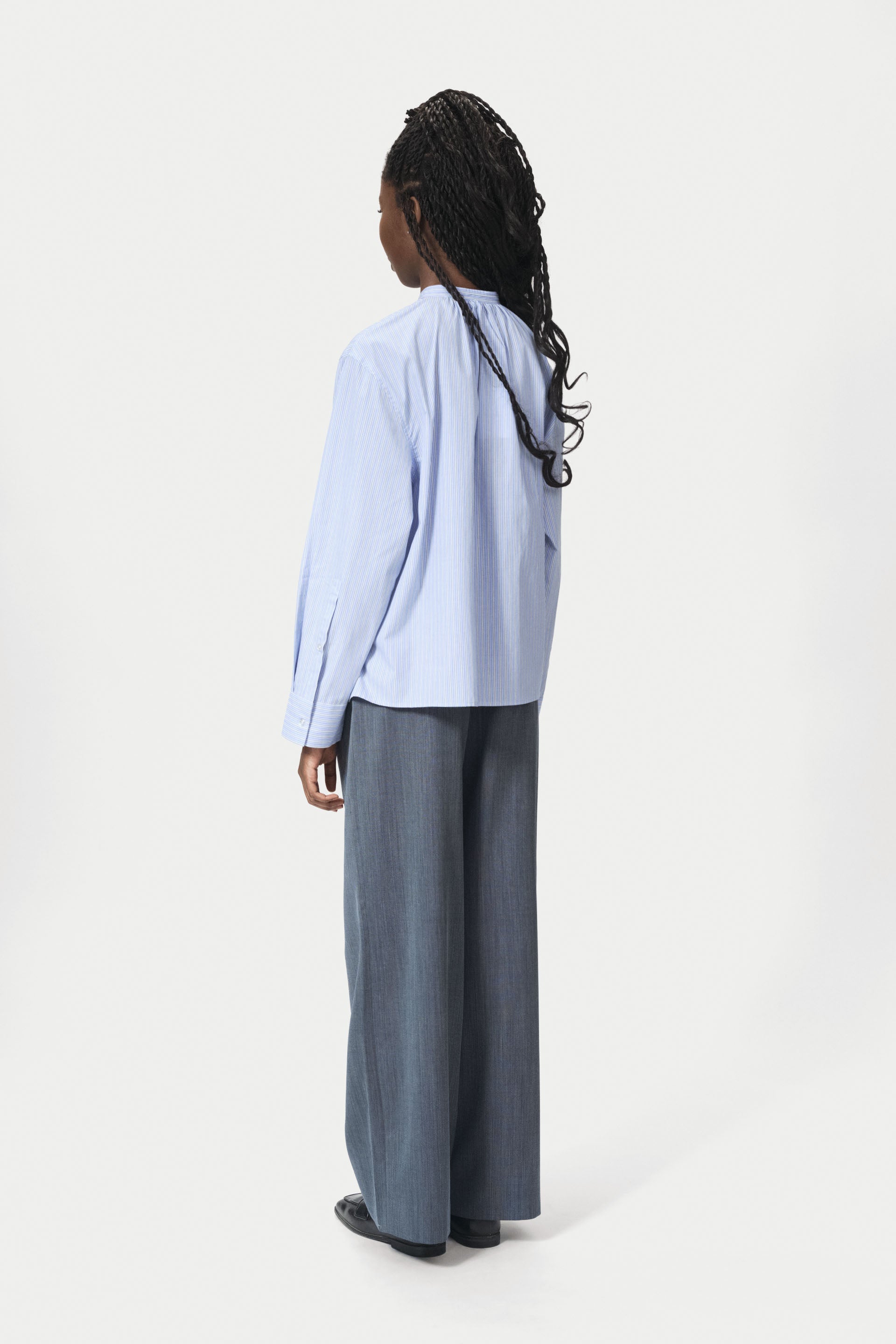 nué notes Florian Shirt Shirts 557 Blue Heron Stripe