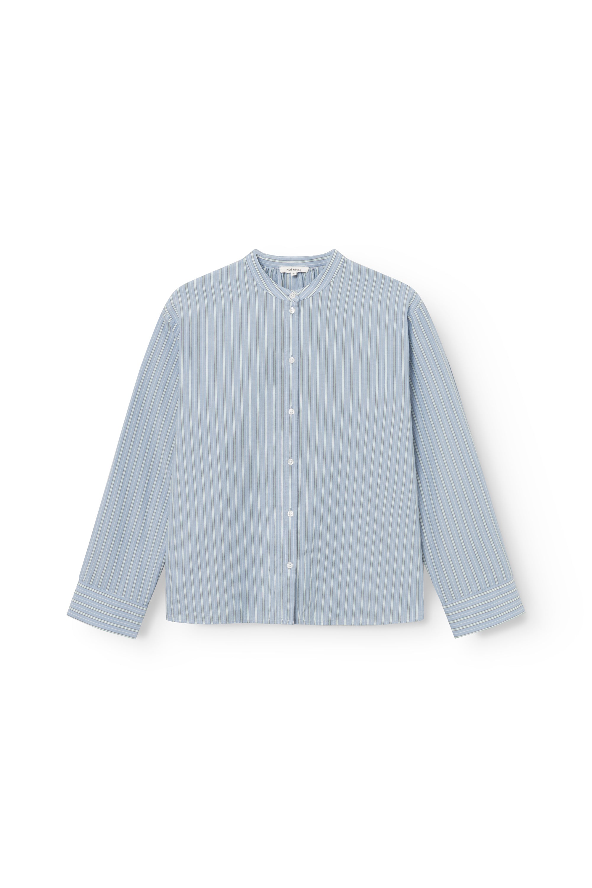nué notes Florian Shirt Shirts 480 Smoke Blue